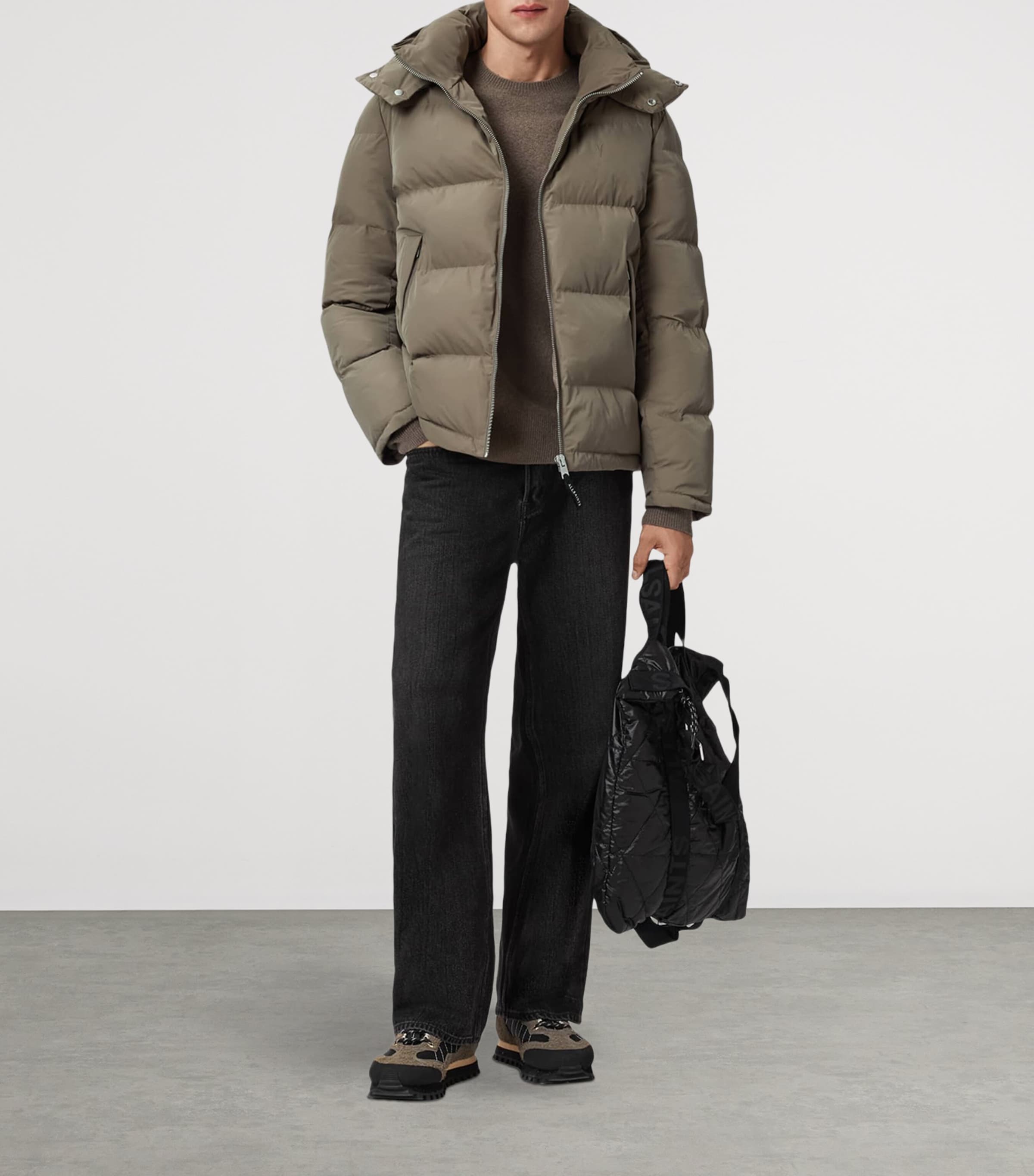 Ramskull Marlo Puffer Jacket GULL BROWN Image 3