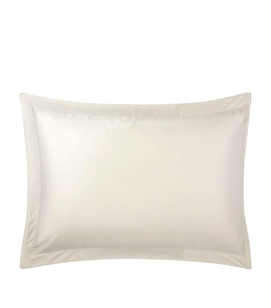 Organic Cotton Legende Oxford Pillowcase (50cm x 75cm) NACRE Image 3