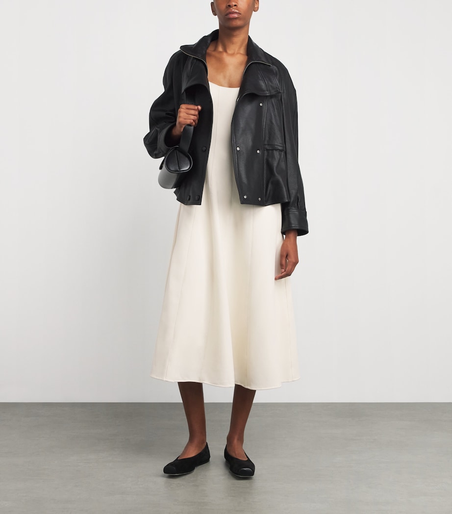 Darted Charlotte Midi Dress ECR ECRU Image 2