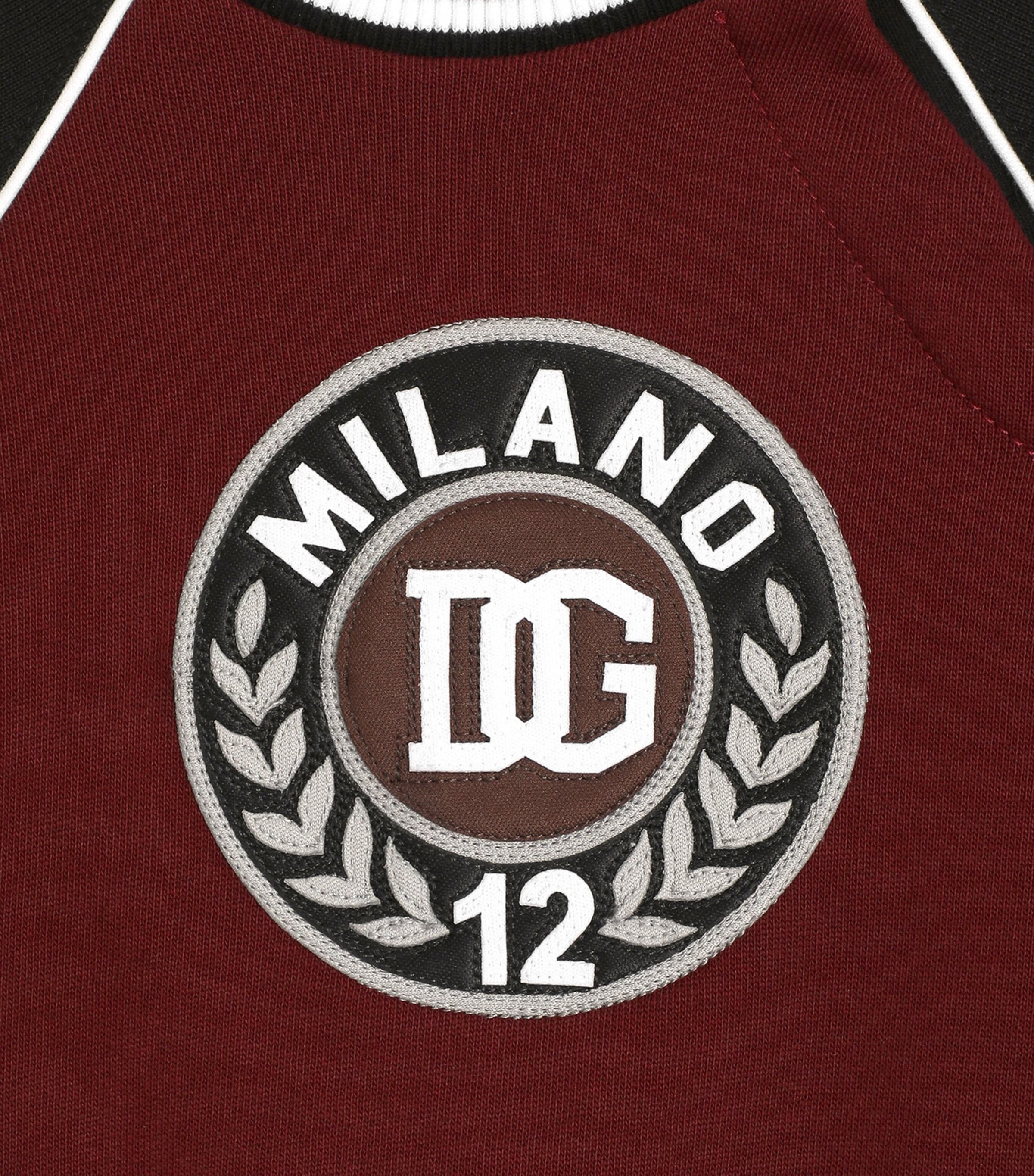Dolce&Gabbana Kids Cotton Logo Varsity Sweatshirt (3-30 Months) Image 4