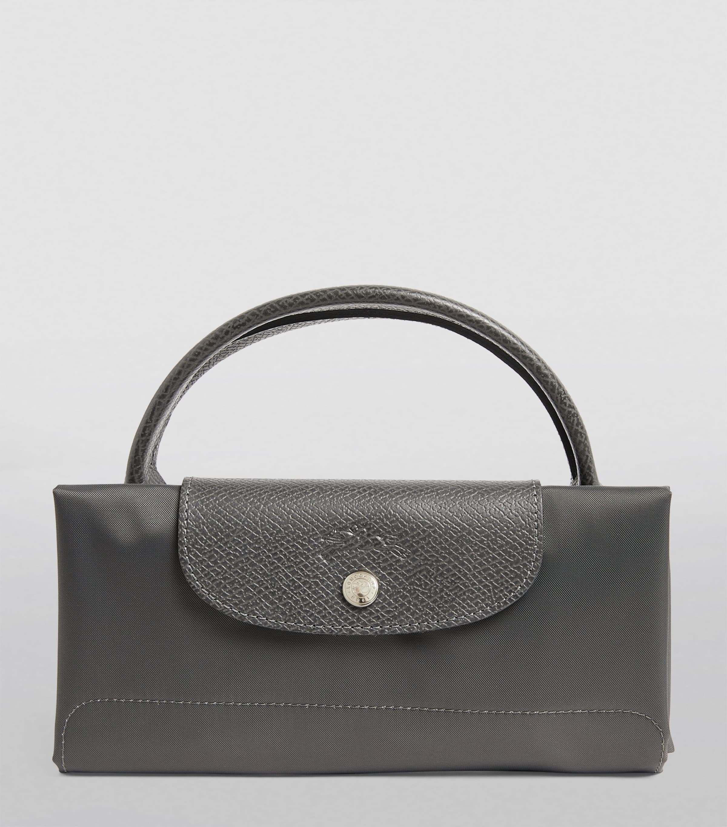 Small Le Pliage Green Travel Bag P66 GRAPHITE Image 6