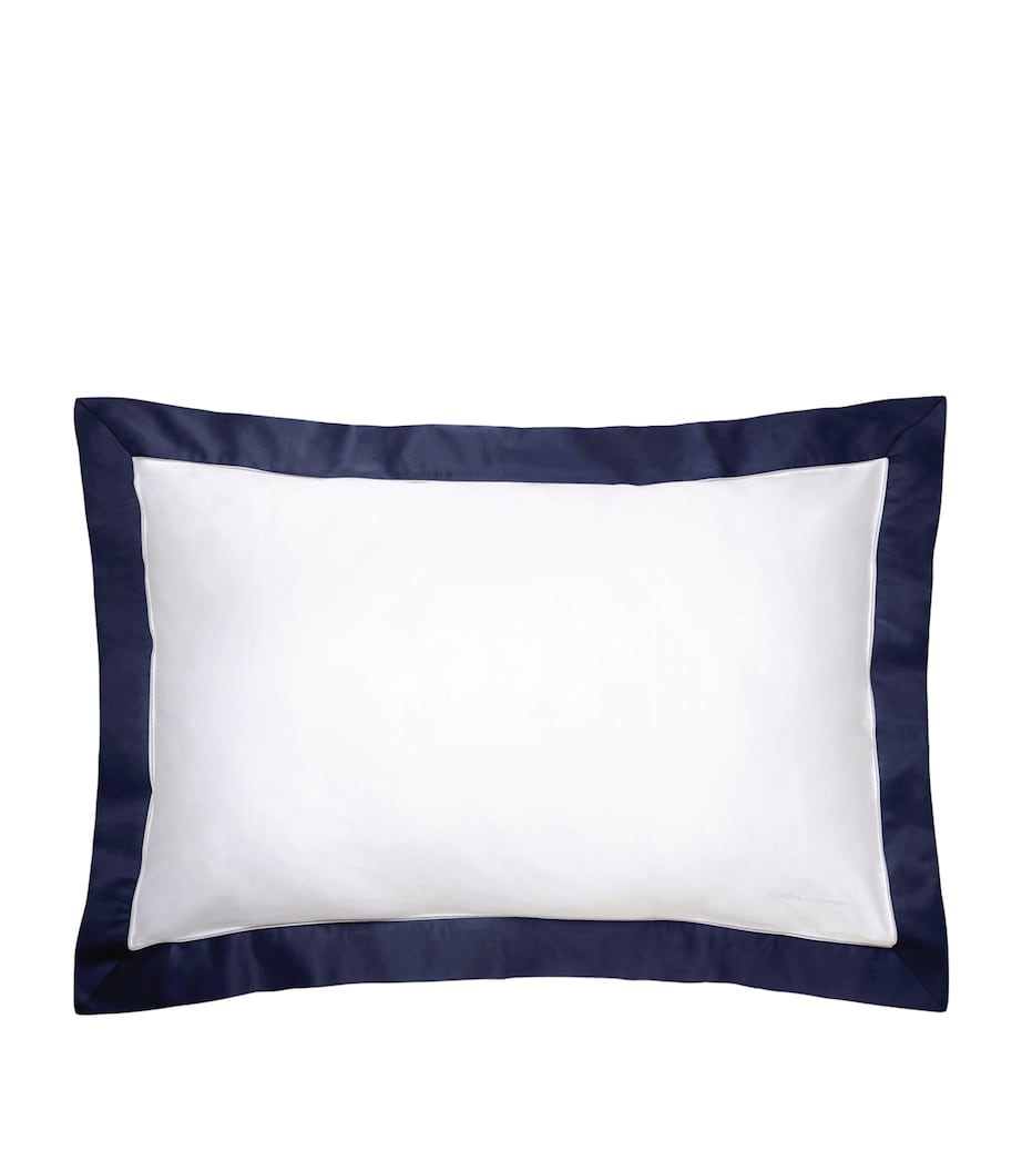 Langdon Standard Oxford Pillowcase (50cm x 75cm) NAVY Image 2