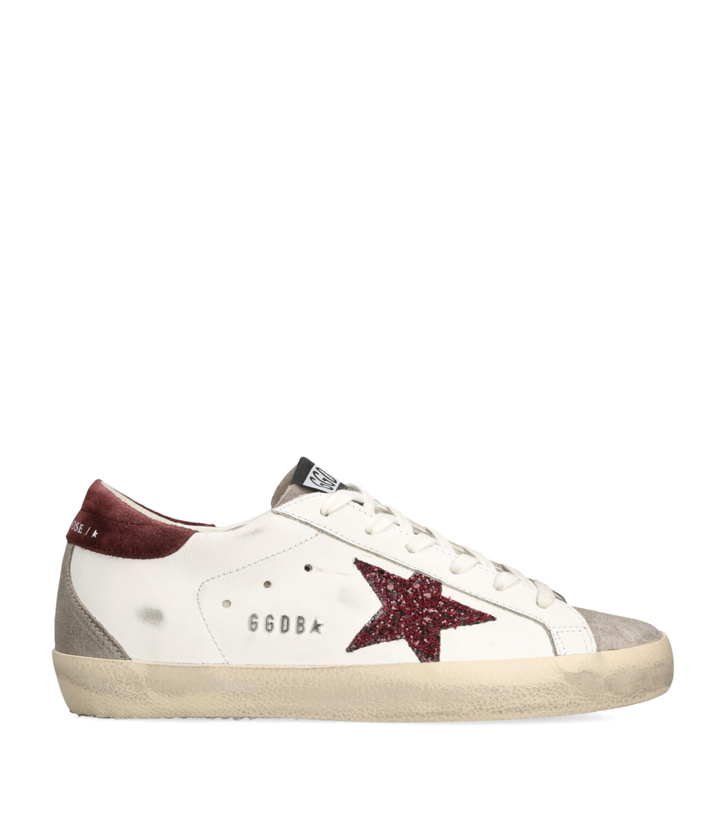 Golden Goose Leather Super-Star Sneakers Harrods FR