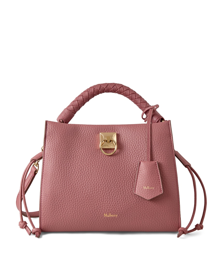 Mulberry Small Leather Iris Shoulder Bag Pink Scrumpy Image 1