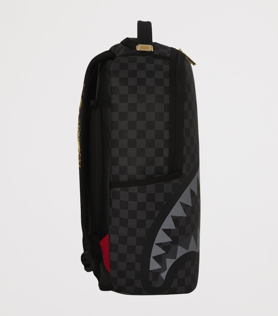 Sprayground Floral Remix Backpack Gold Floral Remix Image 3