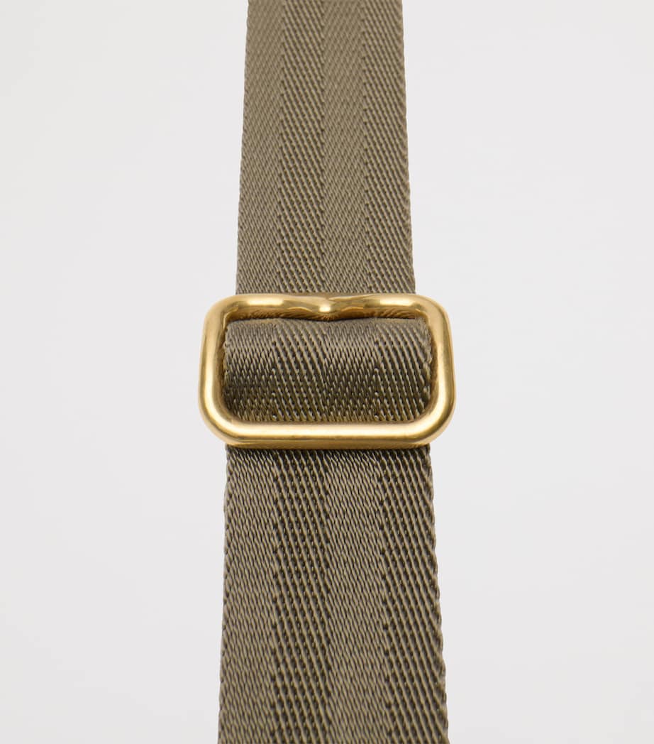 Check Horseshoe Cross-Body Bag SAND Image 9
