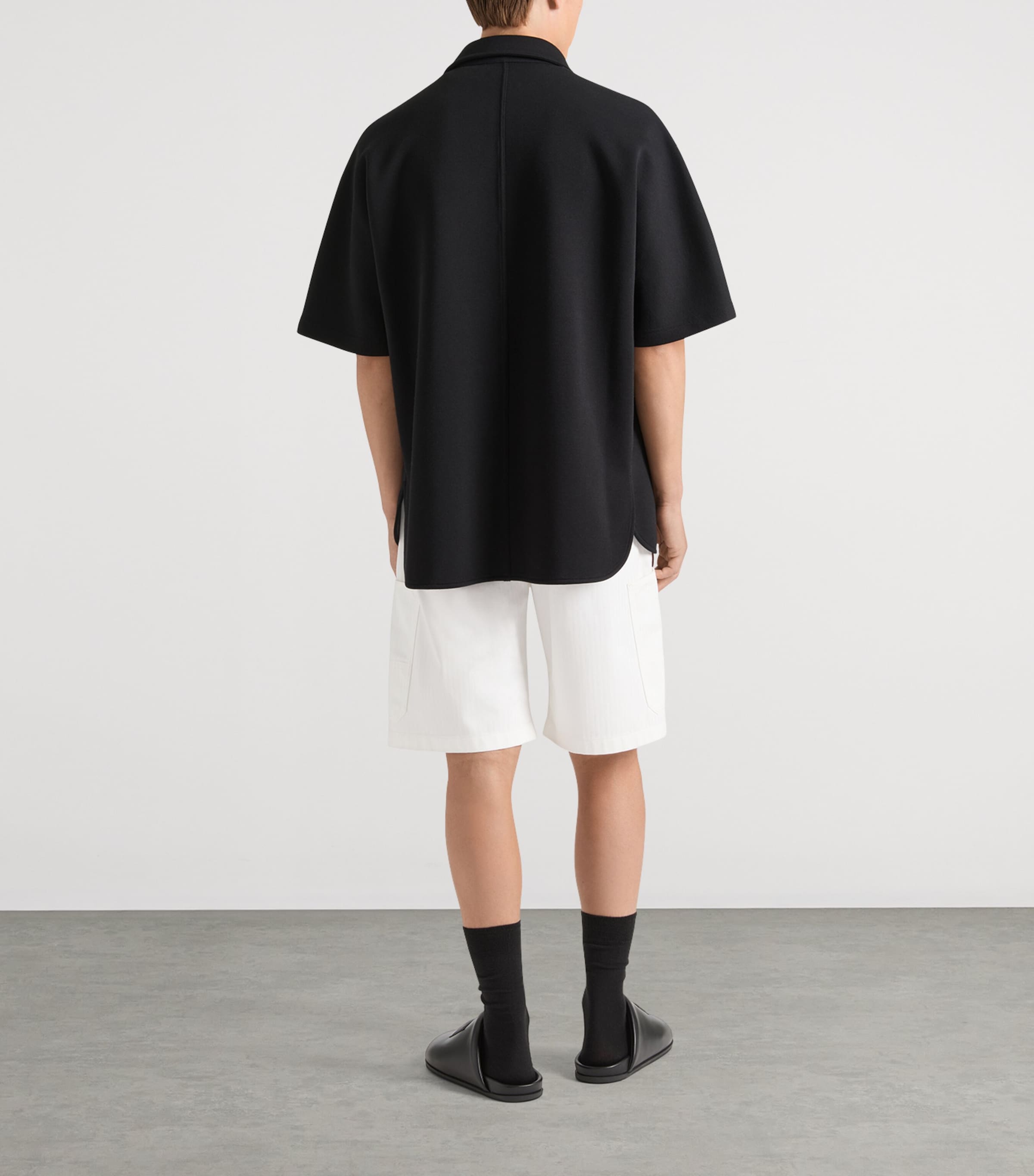 Cotton-Blend Logo Shirt BRGNDY/IVRY/YEL Image 3