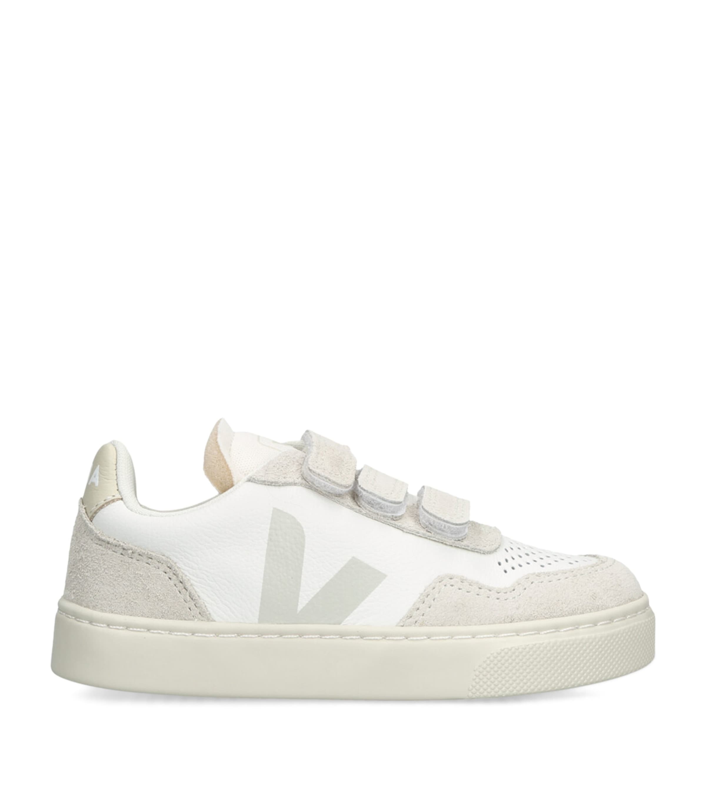 Veja Kids Leather-Suede V-90 Sneakers | Boys Shoes | Trainers | Designers | Veja