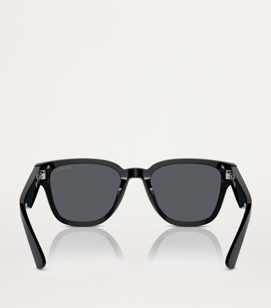 Prada Acetate Rectangular Sunglasses Image 4