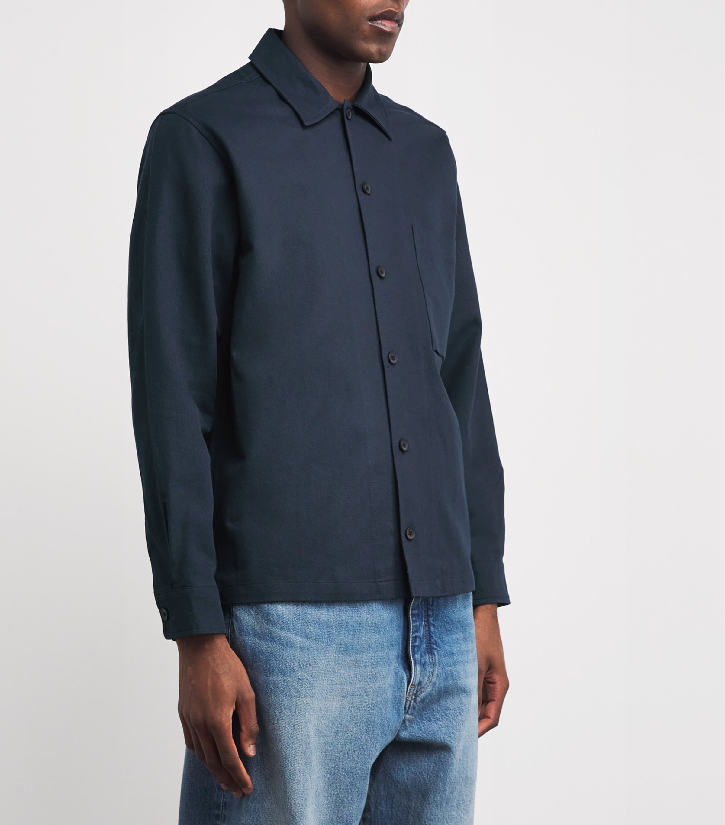 Organic Cotton-Linen Sadomon Overshirt SALUTE Image 3