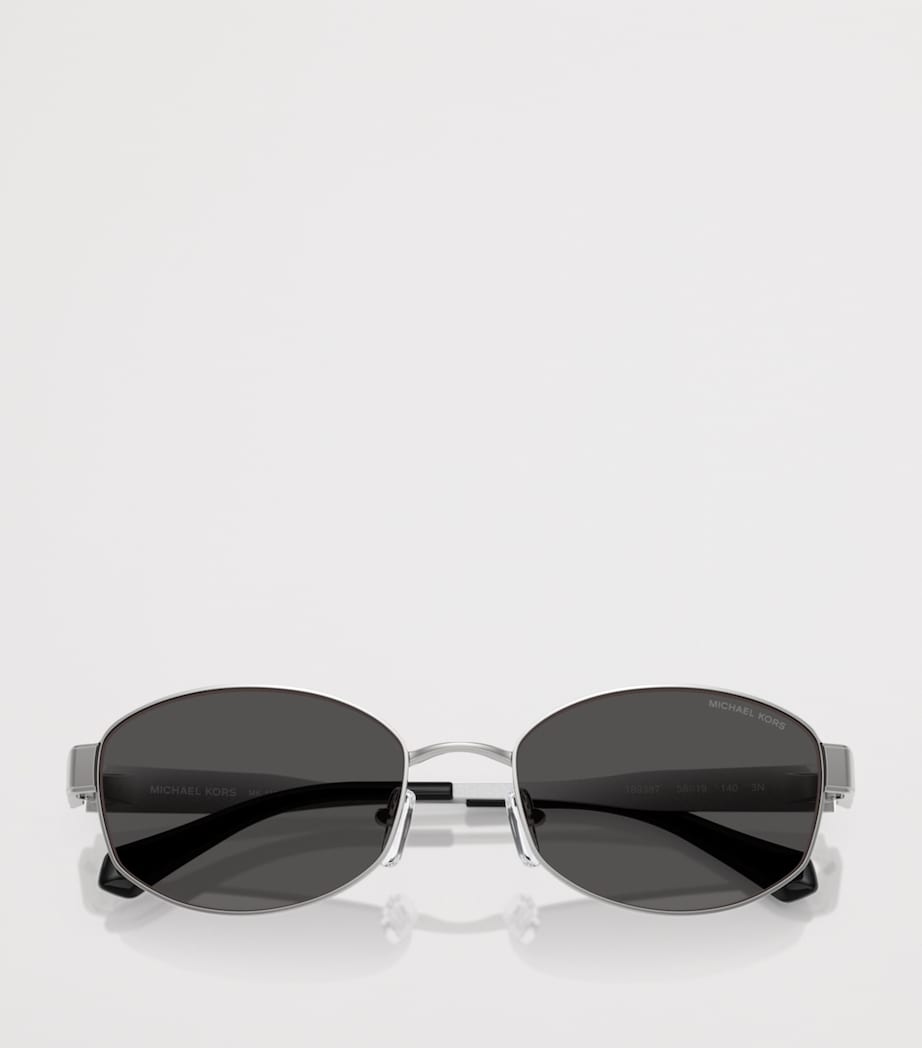Michael Kors Monte Carlo Oval Sunglasses Silver Image 5