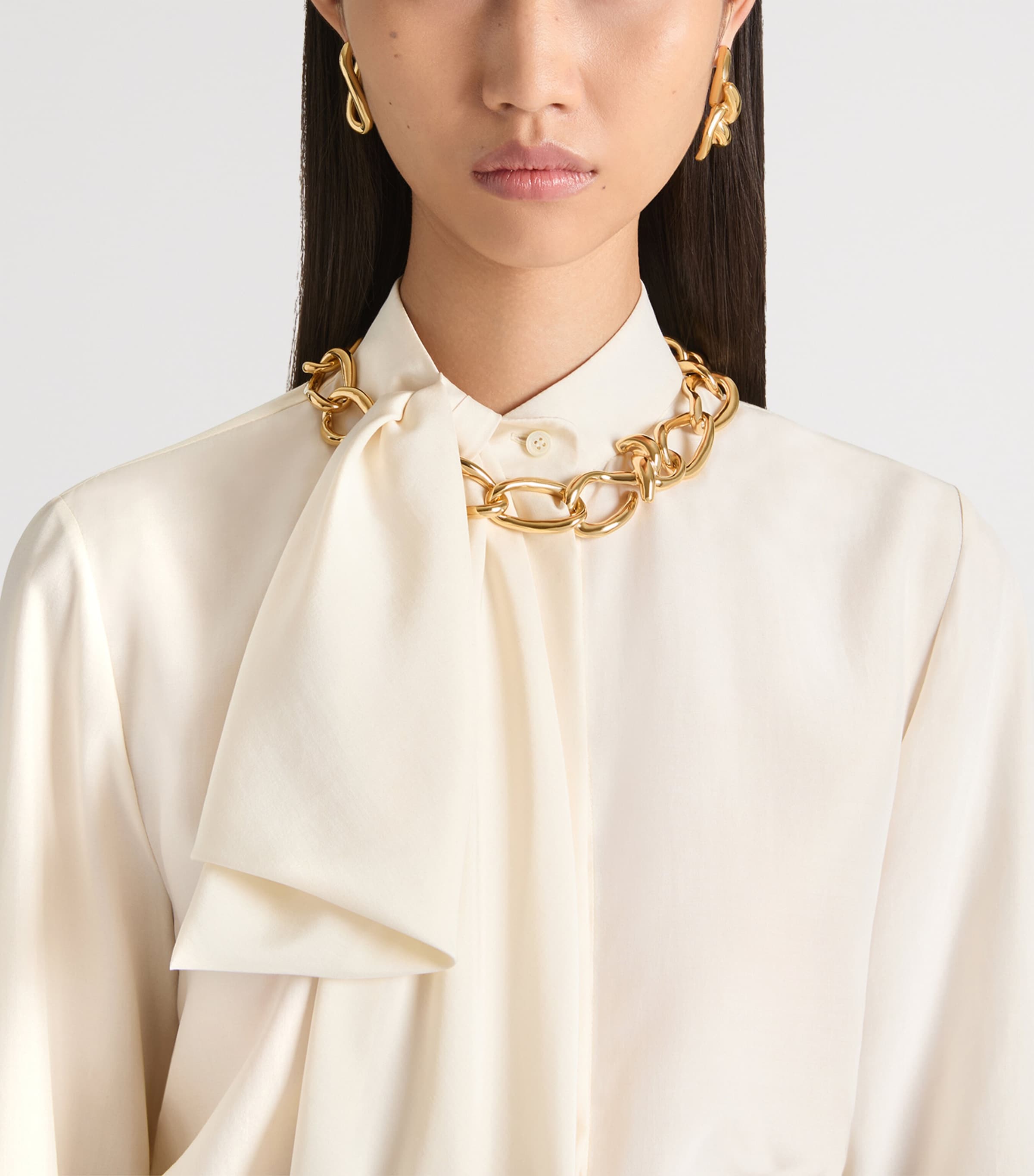 Chain Link Choker GOLDEN YELLOW Image 2