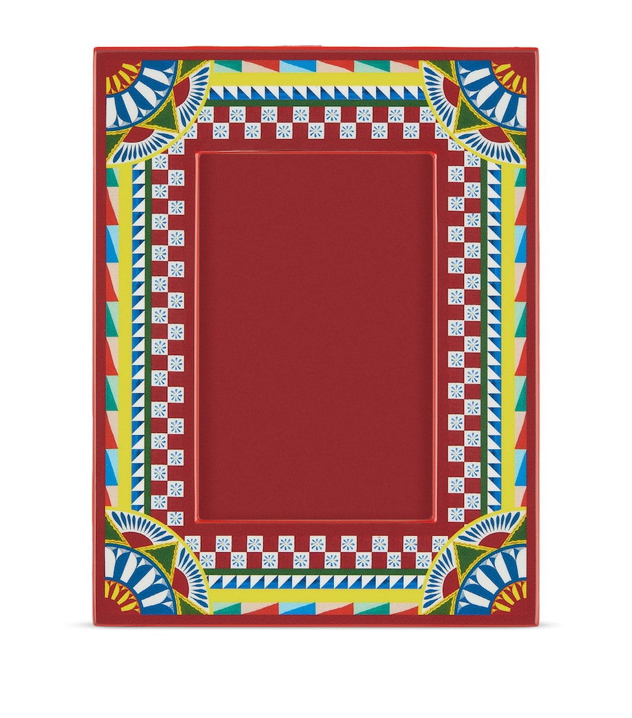 Lacquered Wood Carretto Photo Frame (8.7" x 6.7") UC036 CARRETTO Image 1