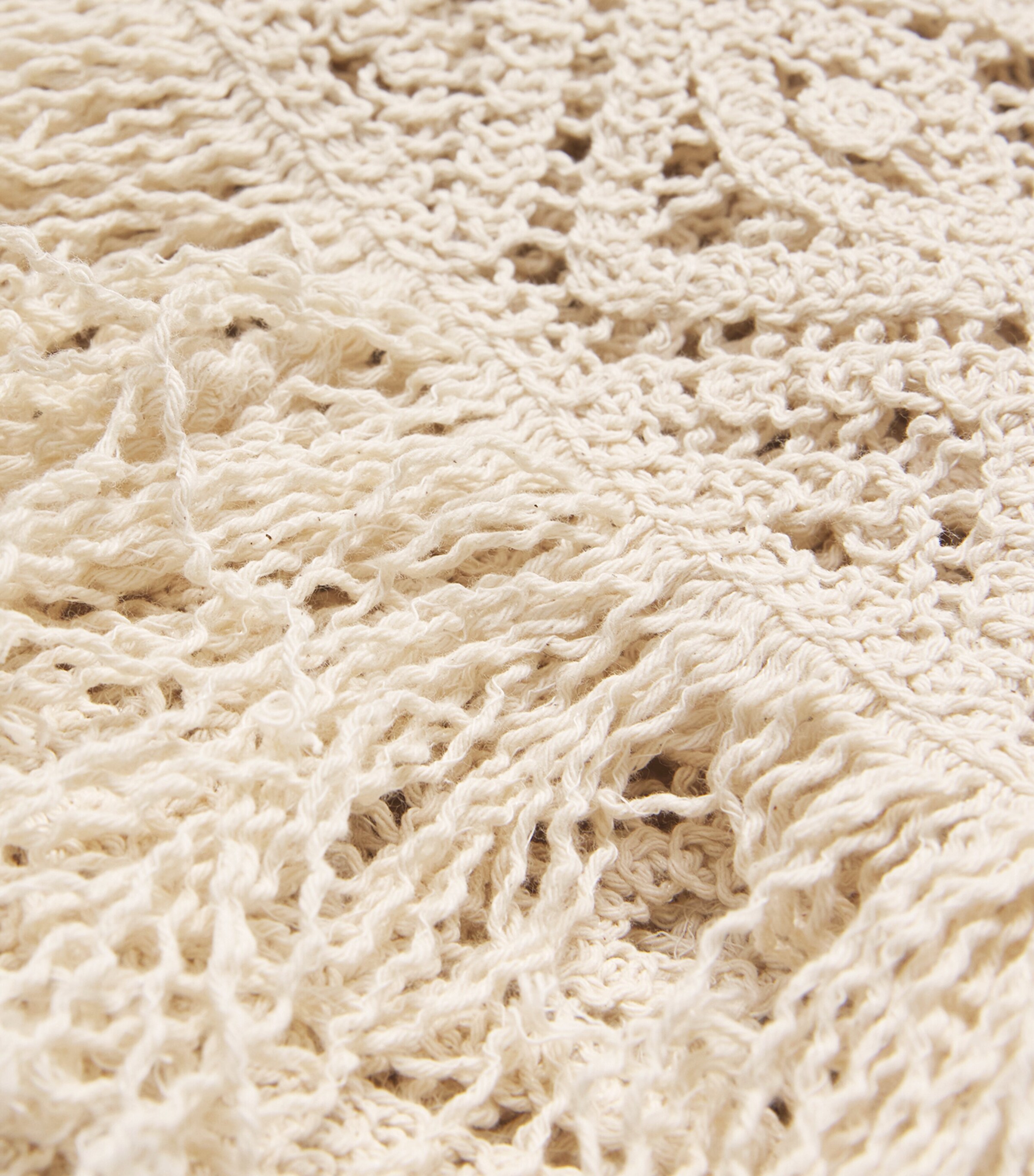 La Doublej Womens Crochet Lacey Shirt Plaza Macrame Image 5