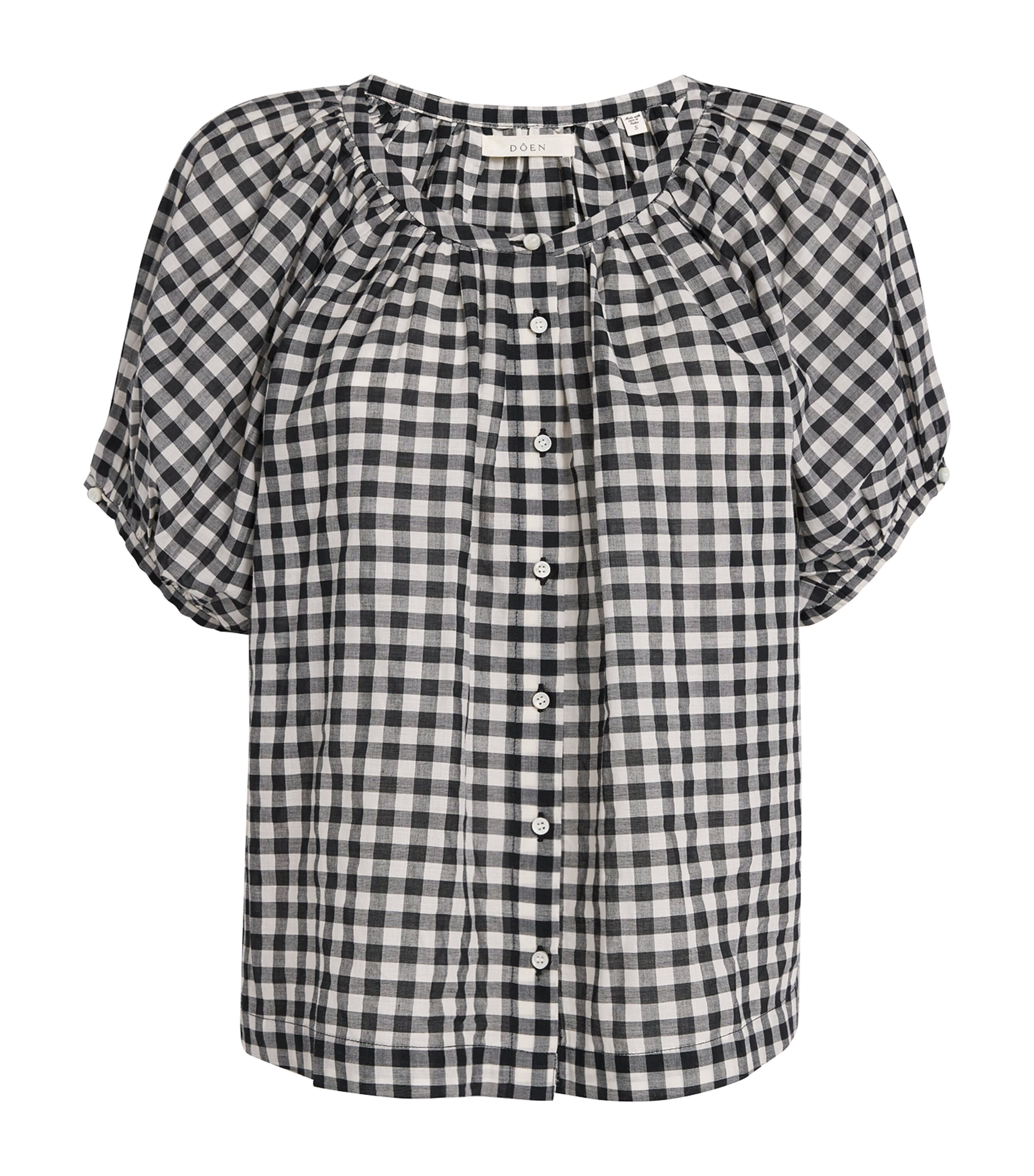 Doen Check June Blouse