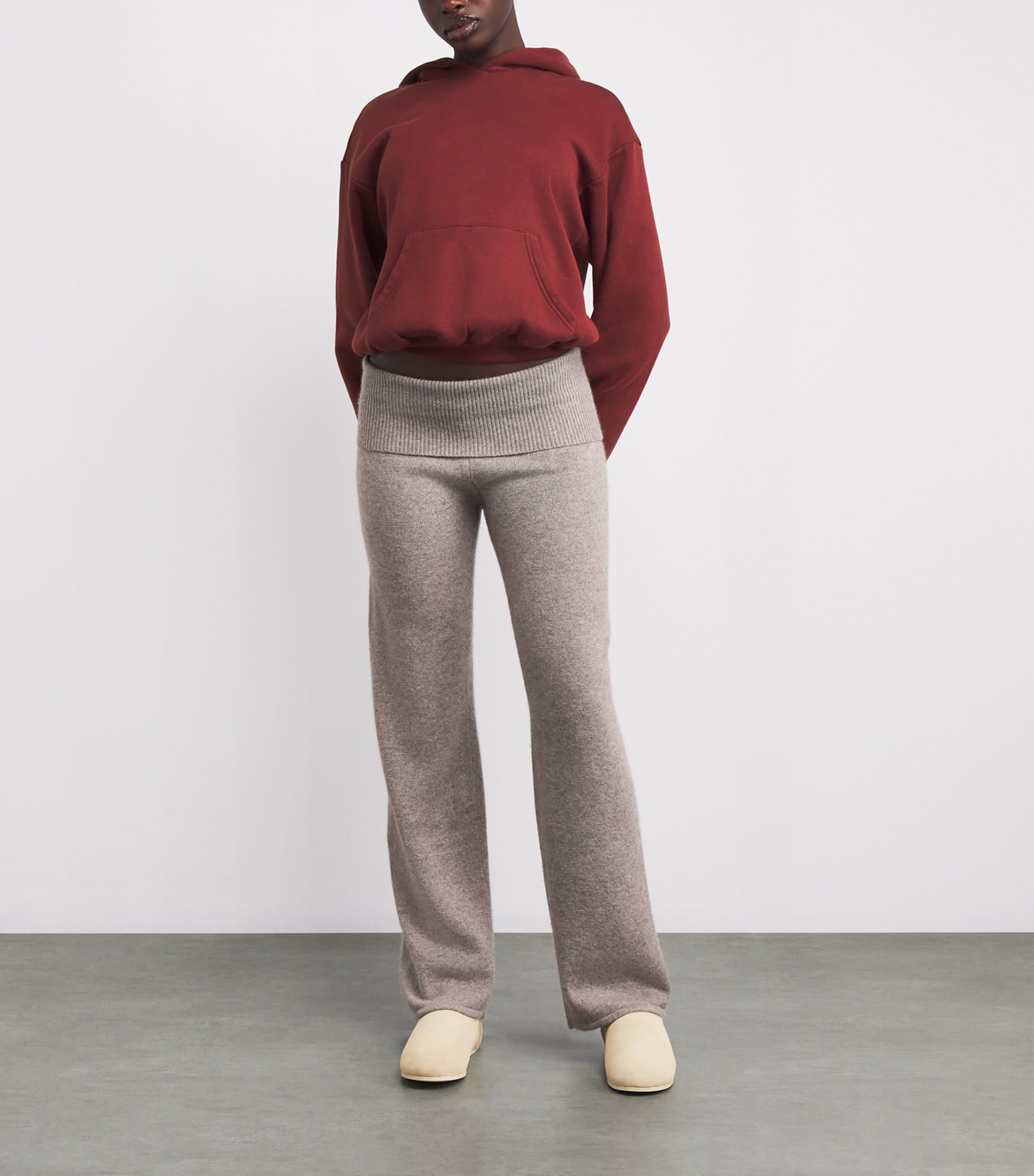 Fleece Classic Hoodie MERLOT Image 2