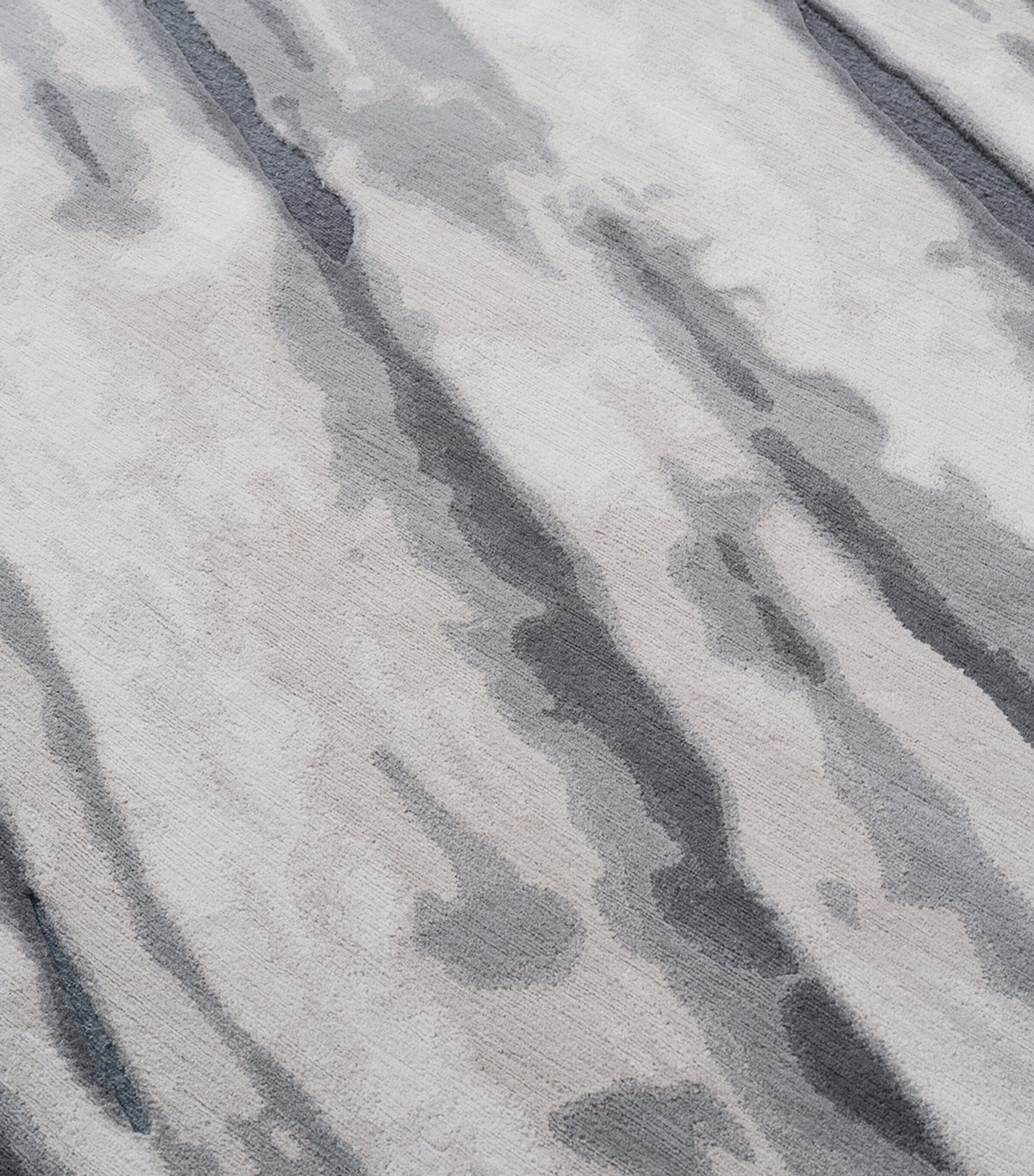 x David Rockwell Wool Fjord Flint Rug (3.05m x 2.44m) GREY Image 2