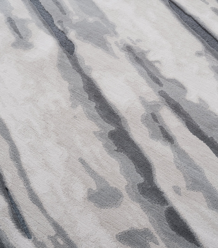 x David Rockwell Wool Fjord Flint Rug (3.05m x 2.44m) GREY Image 2