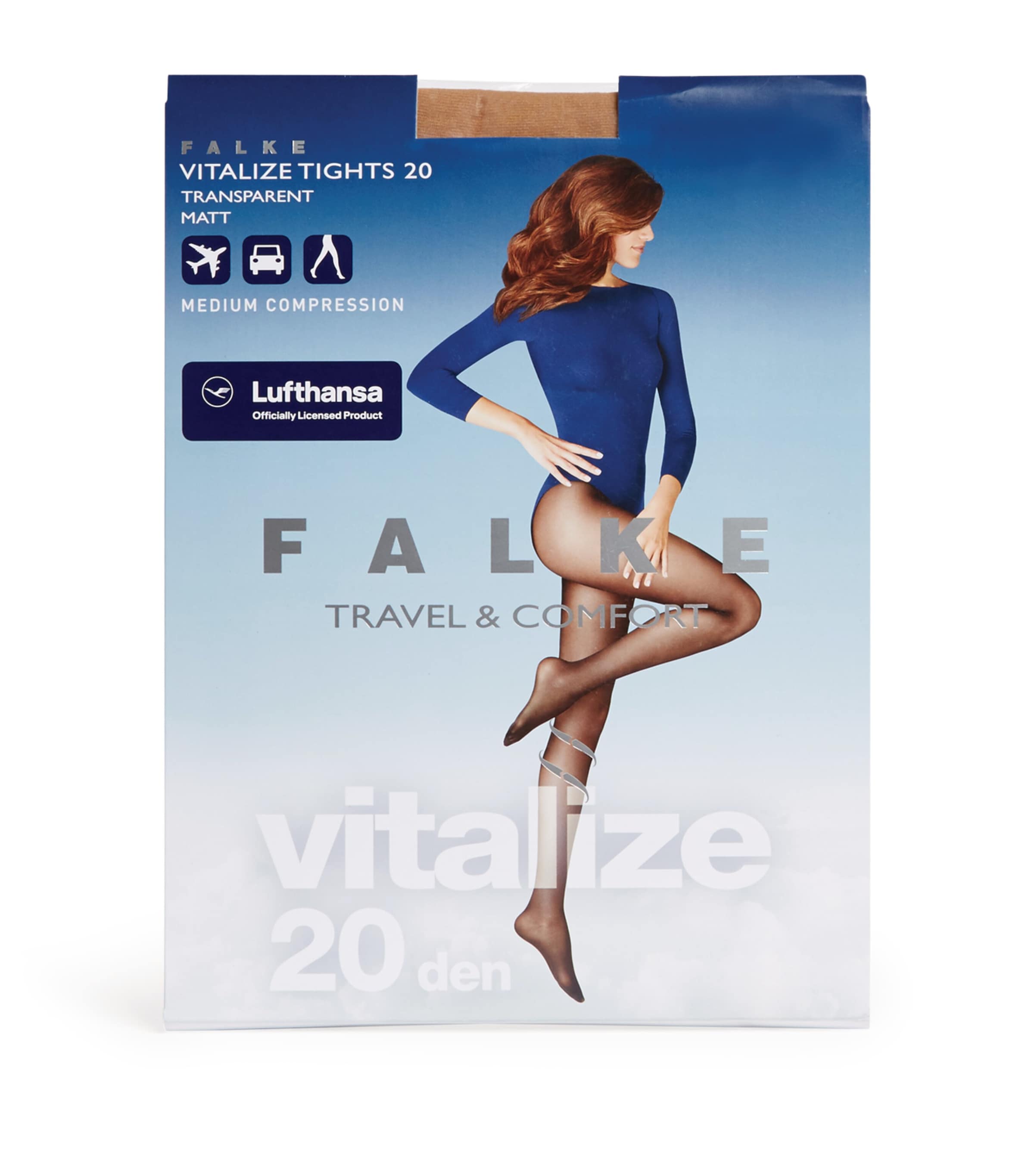 Shop Falke Vitalize 20 Tights In Nude