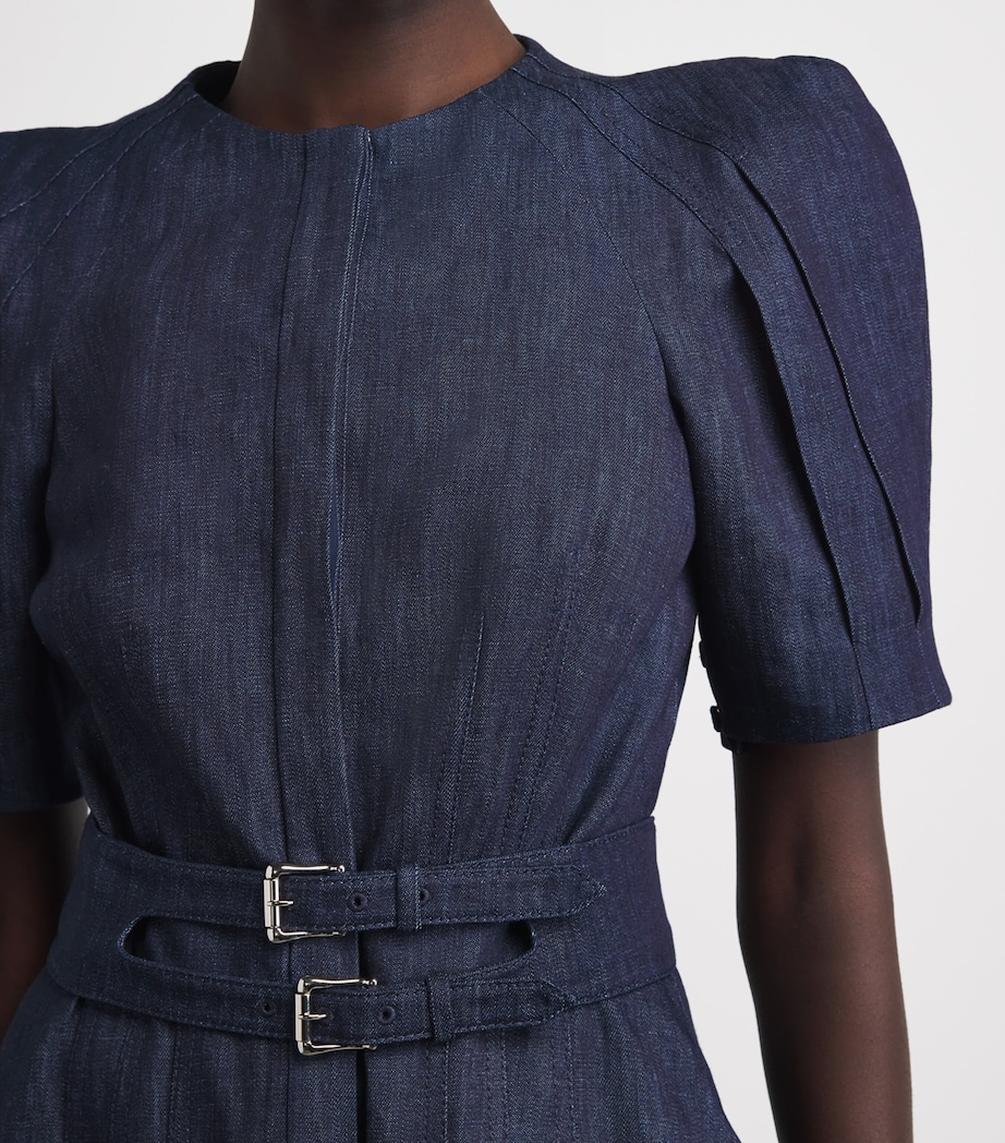 Gabriela Hearst Womens Denim Patricia Maxi Dress Dnm Denim Image 3