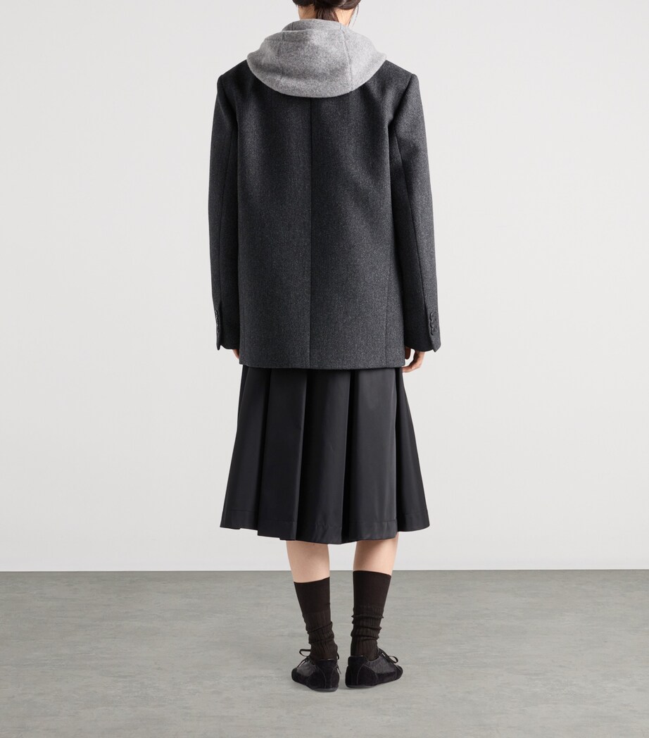 Re-Nylon Belted Midi Skirt F0002 Image 5