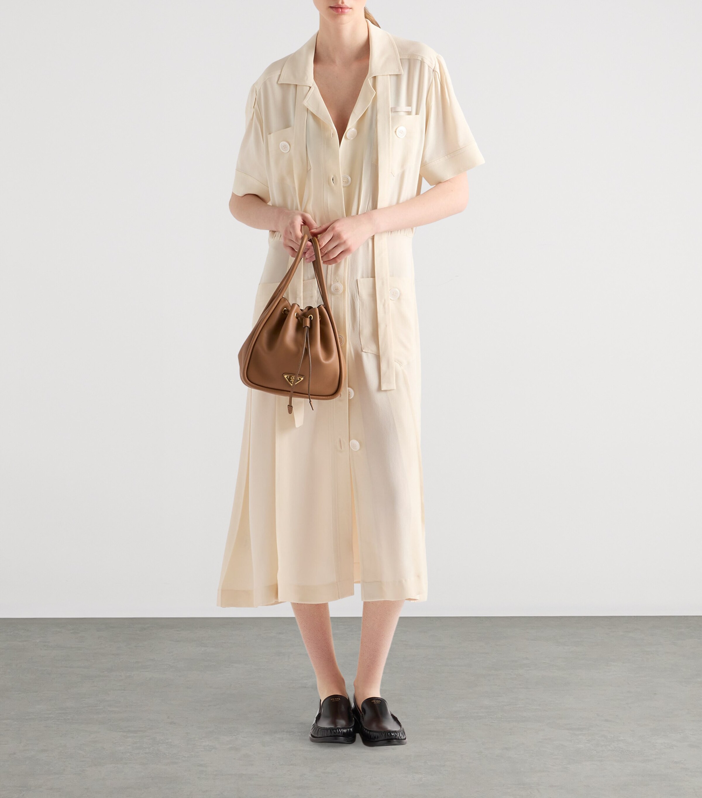 ショルダーバッグ・ポシェット PRADA PRADA DARLING MINI BUCKET BAG IN SUEDE Suede leather mini 'Prada Darling' bucket bag PRADA – RBoutique