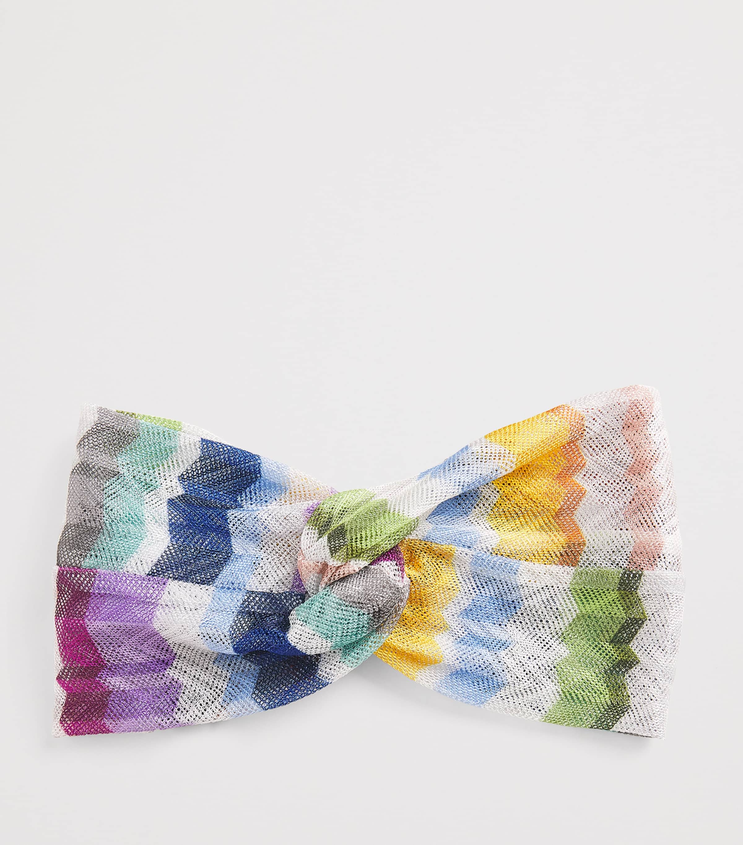 Missoni Knot-Front Zigzag Headband Multicolor Image 3