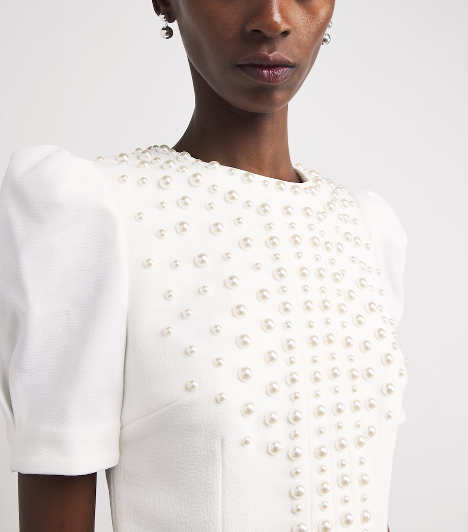 Embellished Mini Dress IVORY Image 6