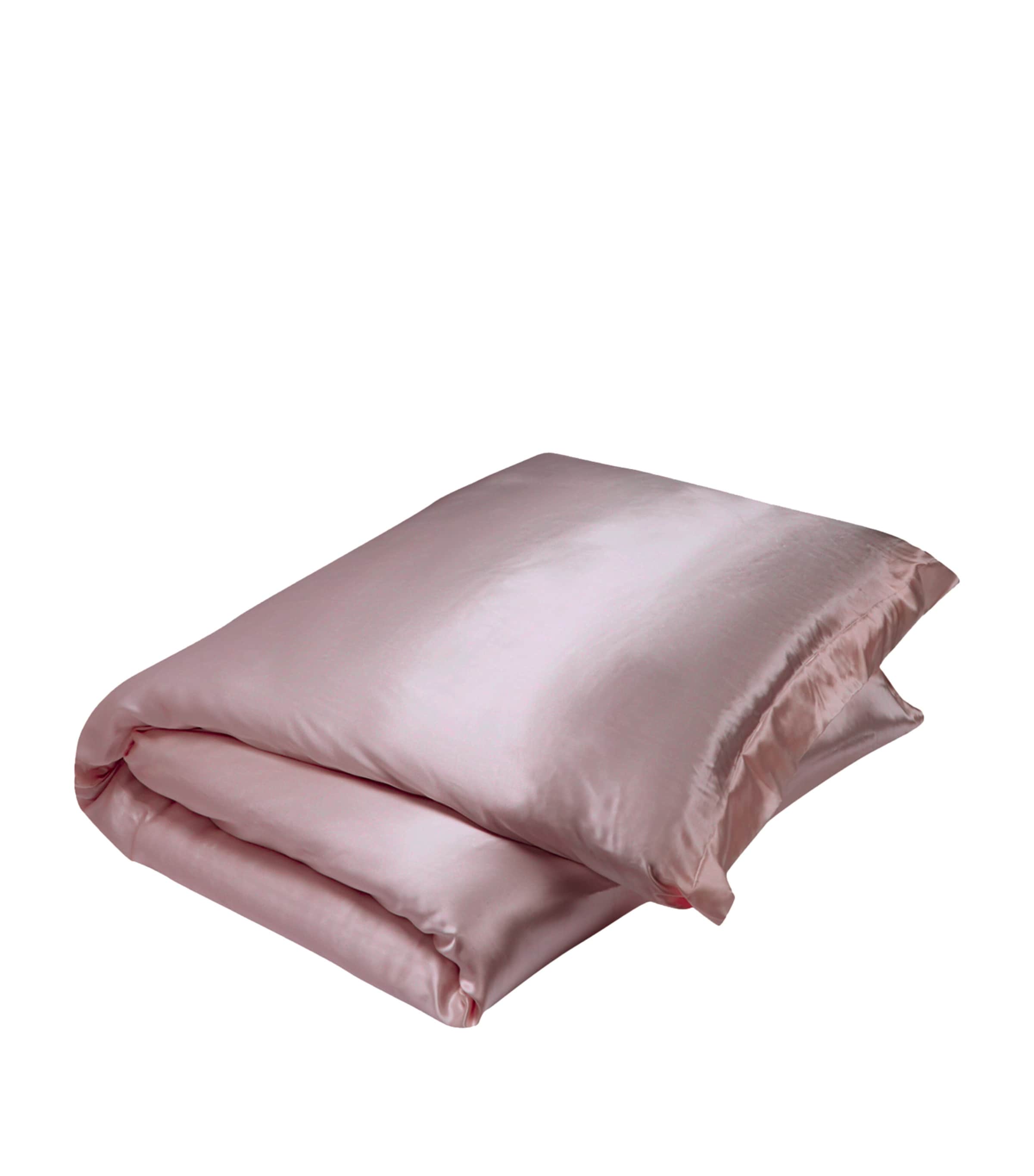 Silk Super King Duvet Cover (260cm x 220cm) VINTAGE PINK Image 1