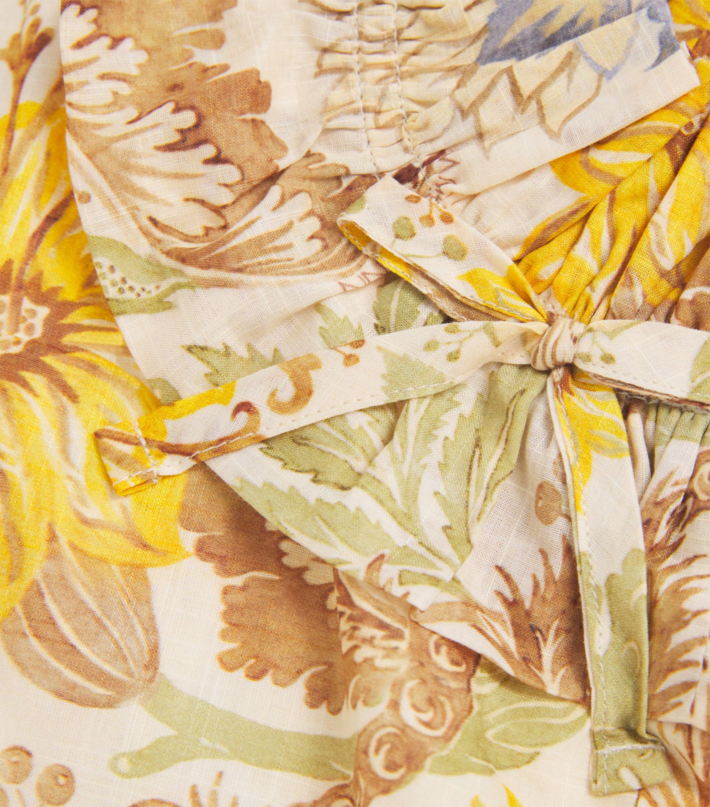 Cotton Daylight Blouse (12 Months-12 Years) STAMP FLORAL CREAM Image 3