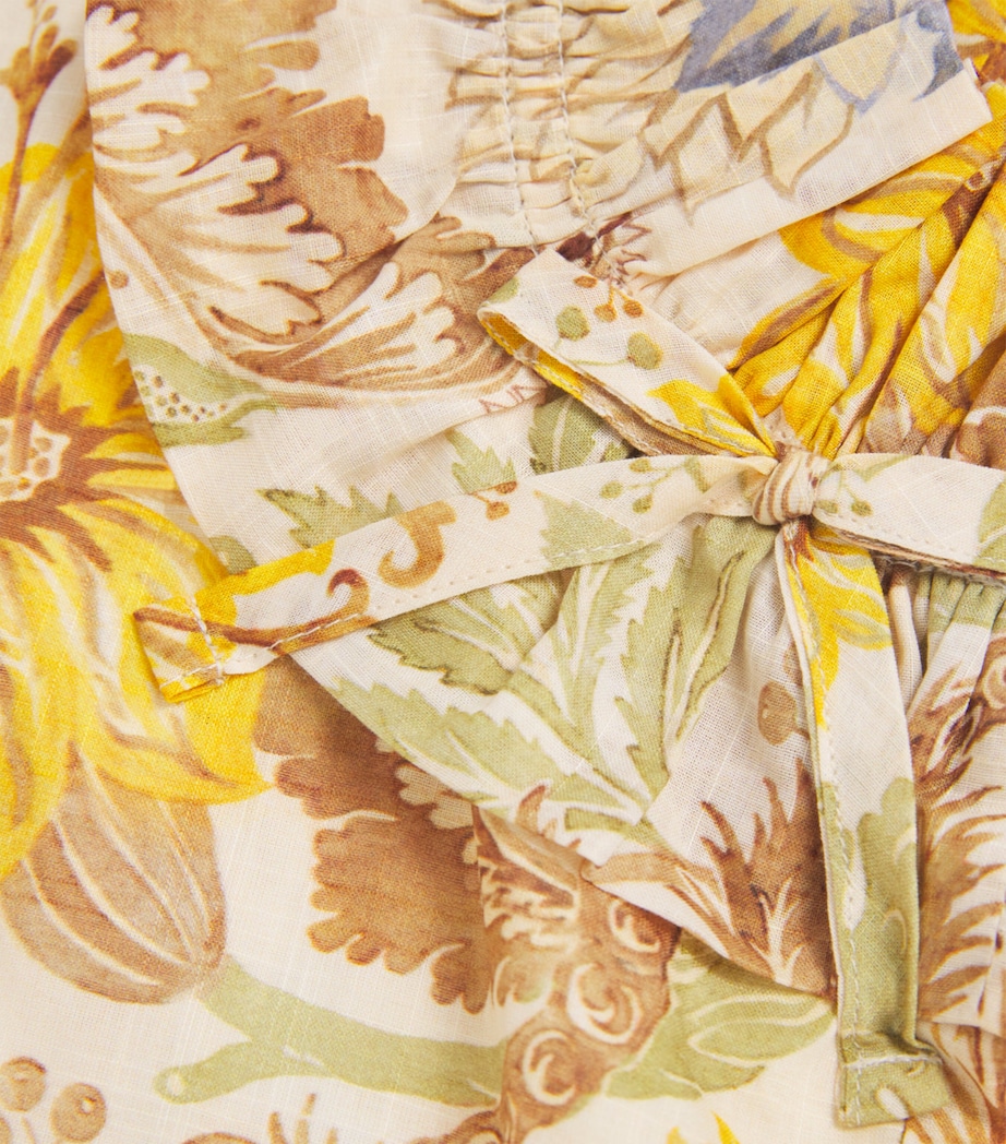 Cotton Daylight Blouse (12 Months-12 Years) STAMP FLORAL CREAM Image 3