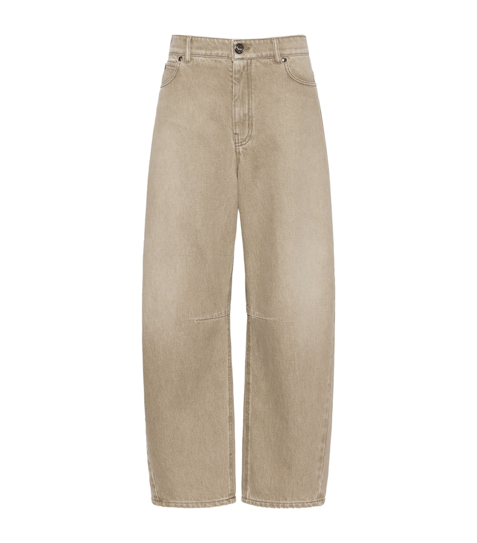 Weekend Max Mara Barrel Jeans Beige
