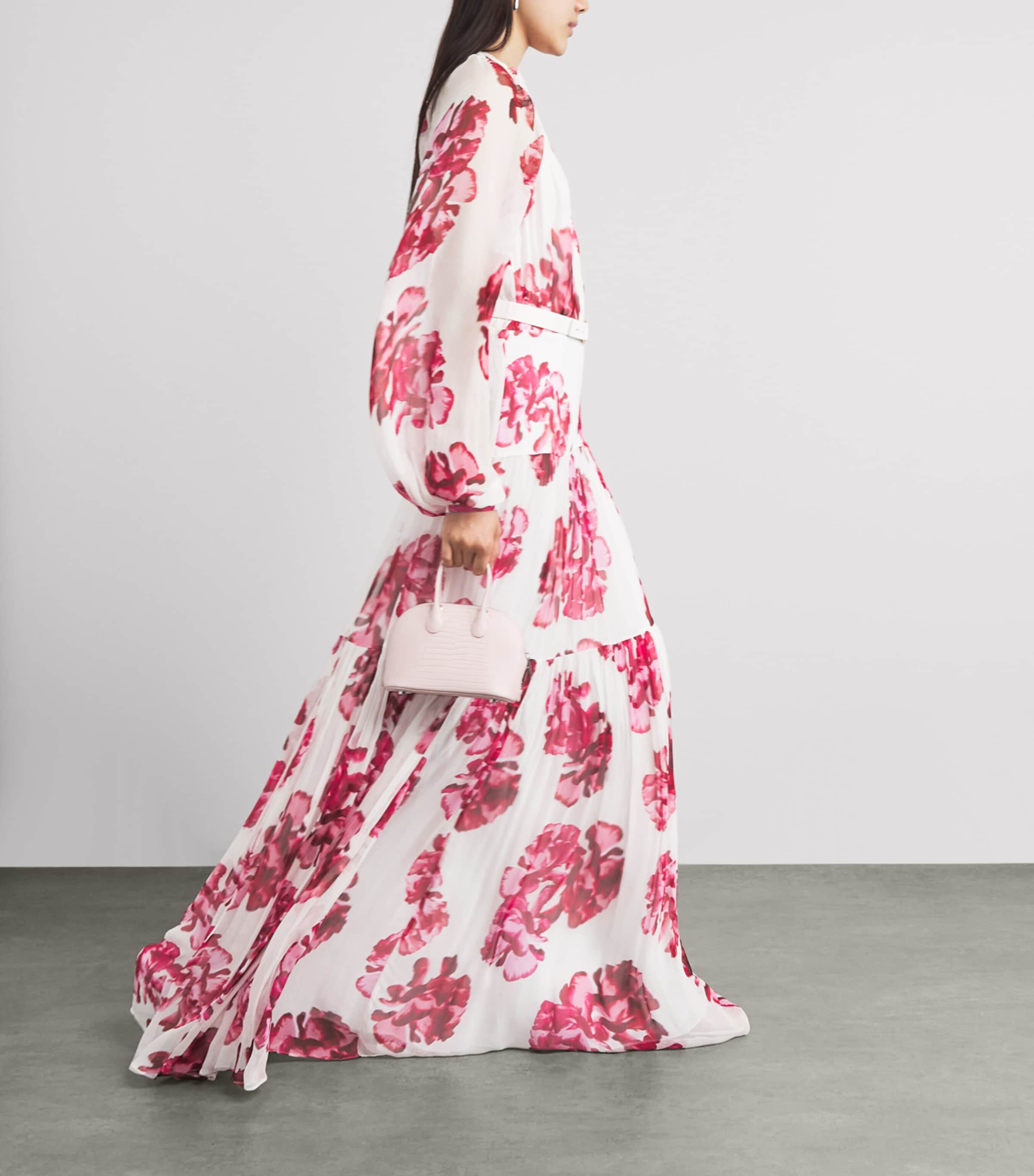 Rebecca Vallance Womens Damask Rose Maxi Dress Print Image 2