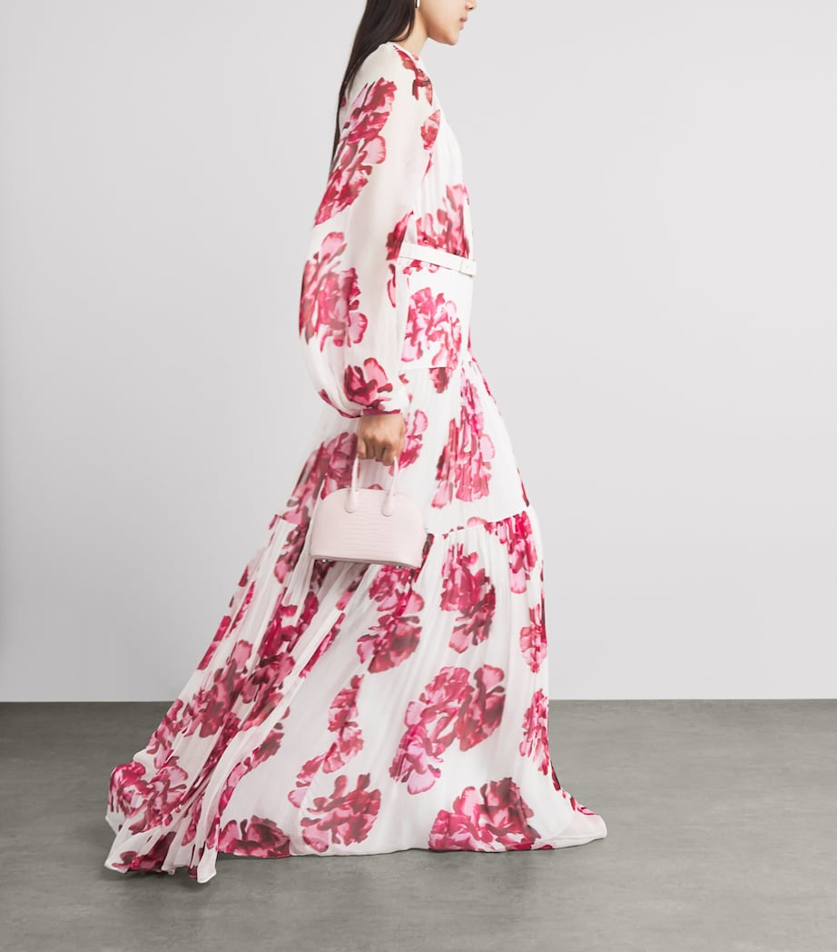 Rebecca Vallance Womens Damask Rose Maxi Dress Print Image 2