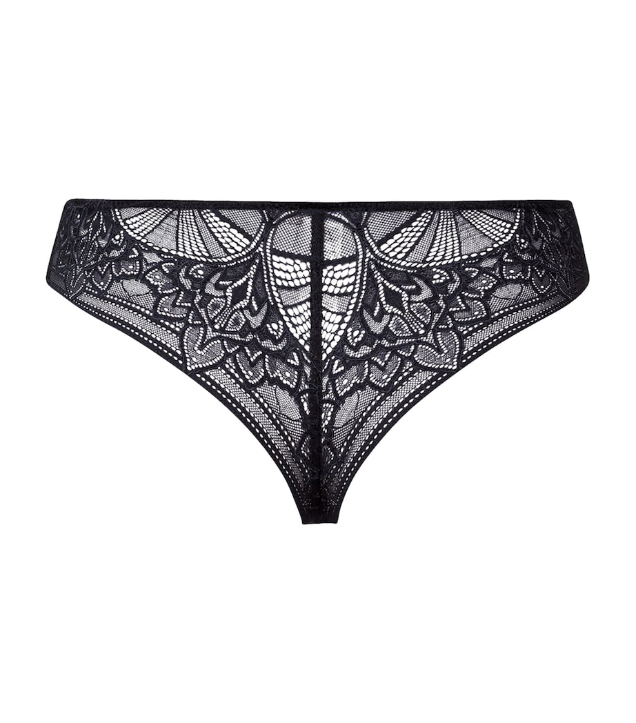 Lace Holly Brazilian Briefs BLACK Image 2