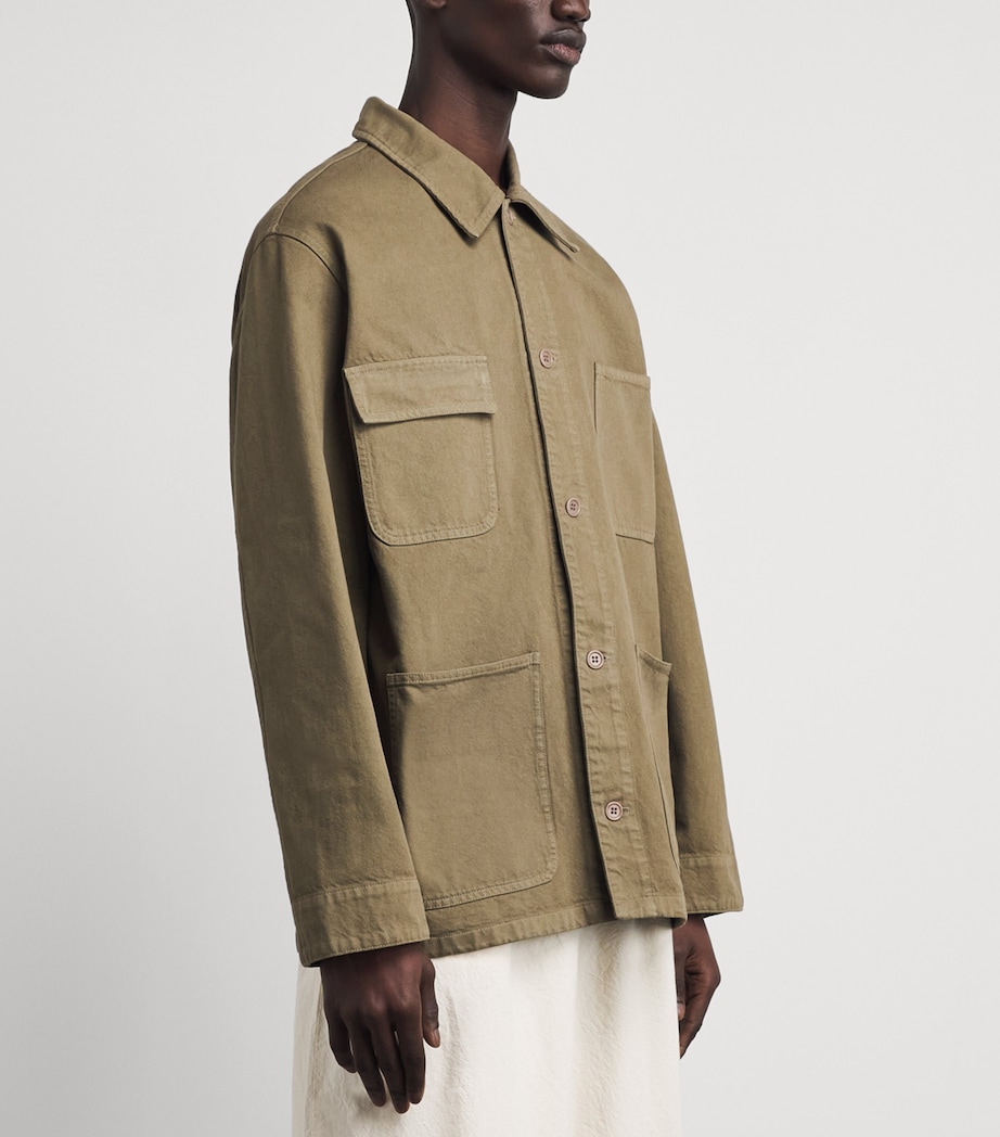 Wool Shacket KAE - VERT GRISE Image 4