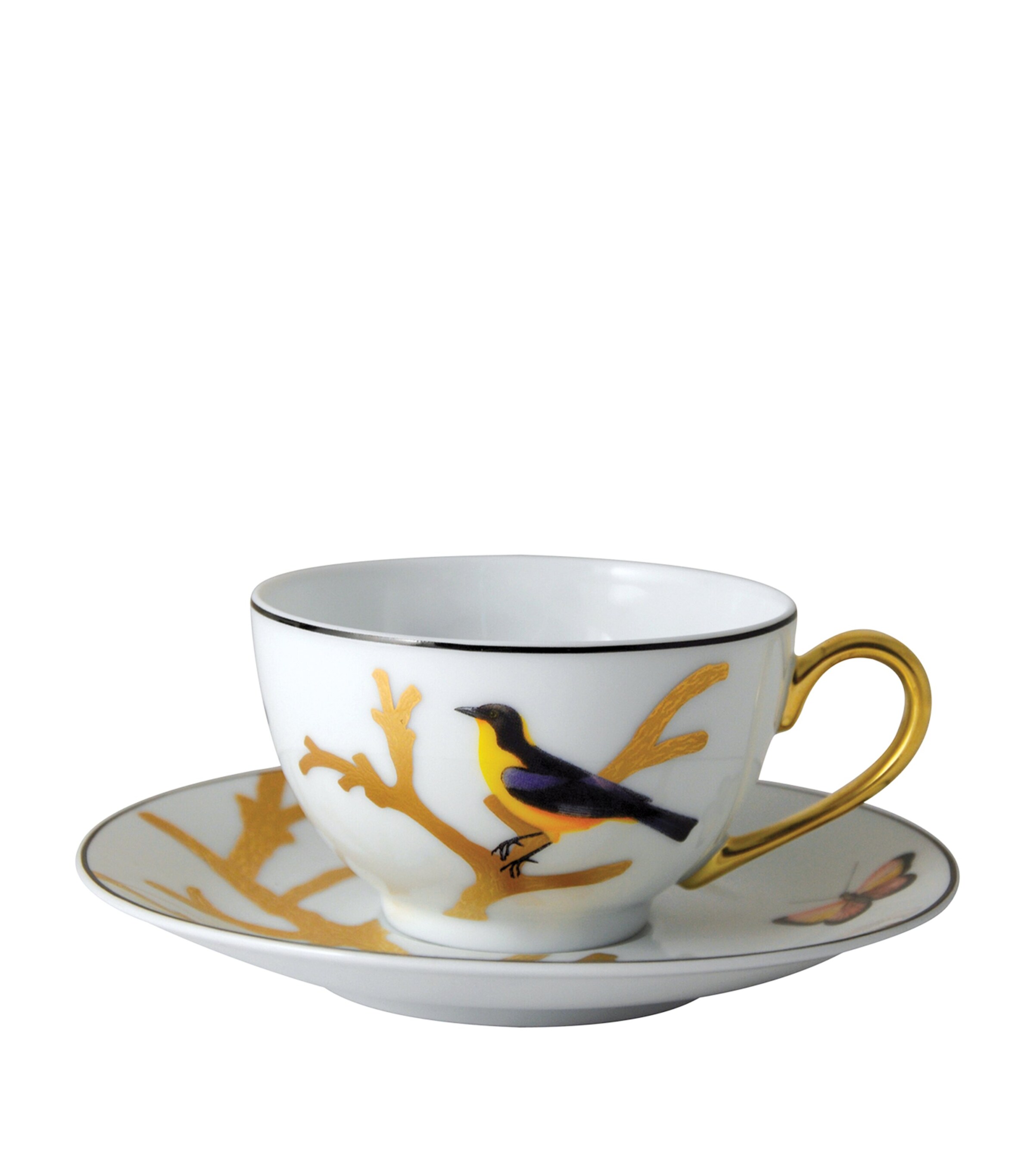 Bernardaud Aux Oiseaux Teacup | Dining | Tableware | Tea Cups & Saucers | Designers | Bernardaud