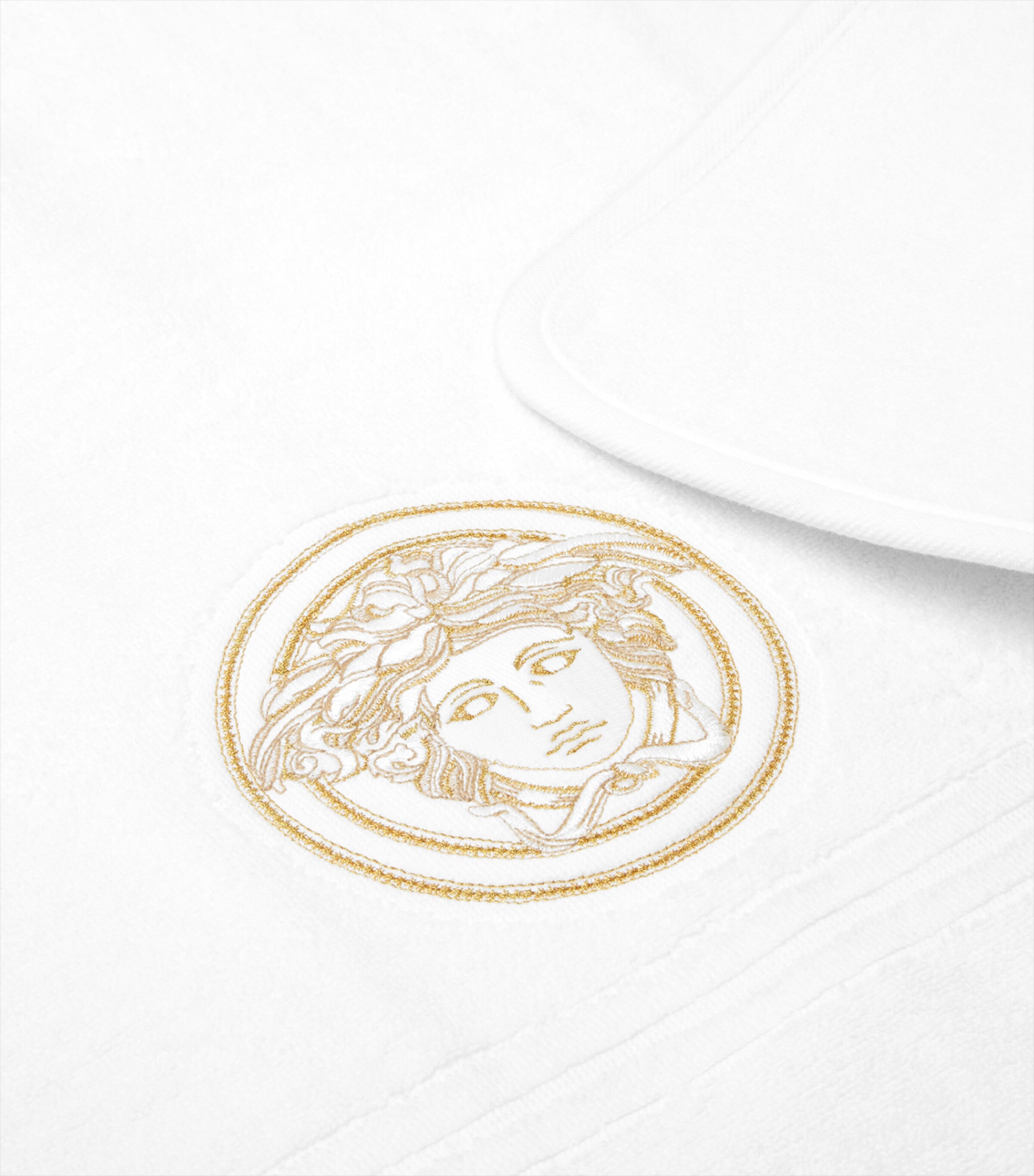 Versace Medusa Gala Bath Mat White Image 2