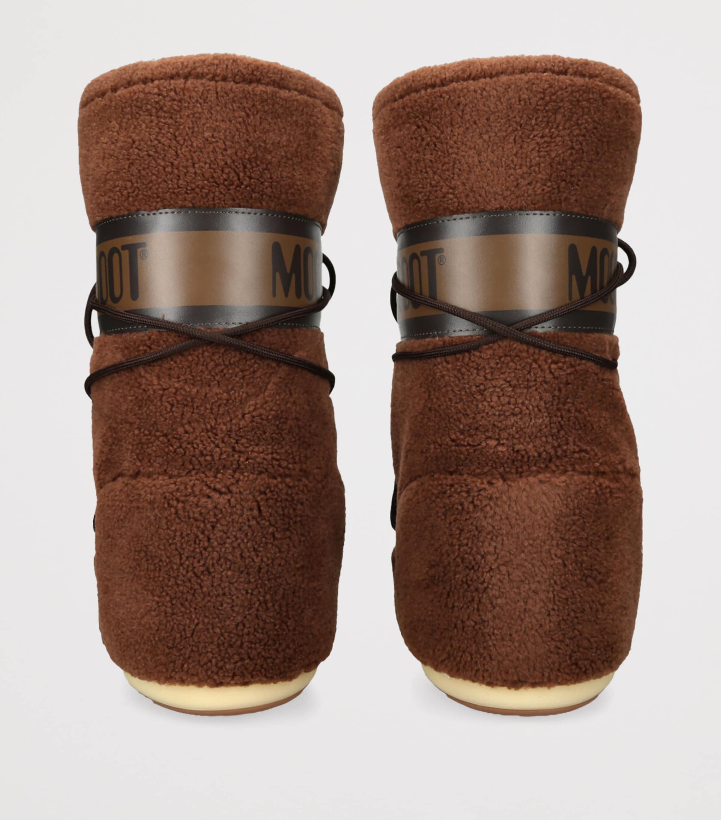 Shearling Fleece Icon Boots BROWN Image 3