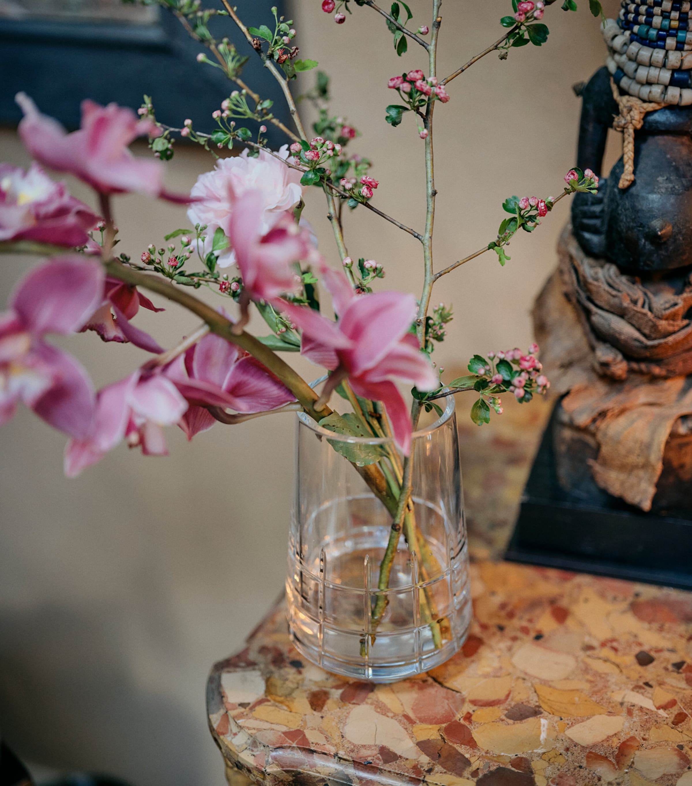 Small Crystal Graphik Vase (19cm) TRANSPARENT Image 6