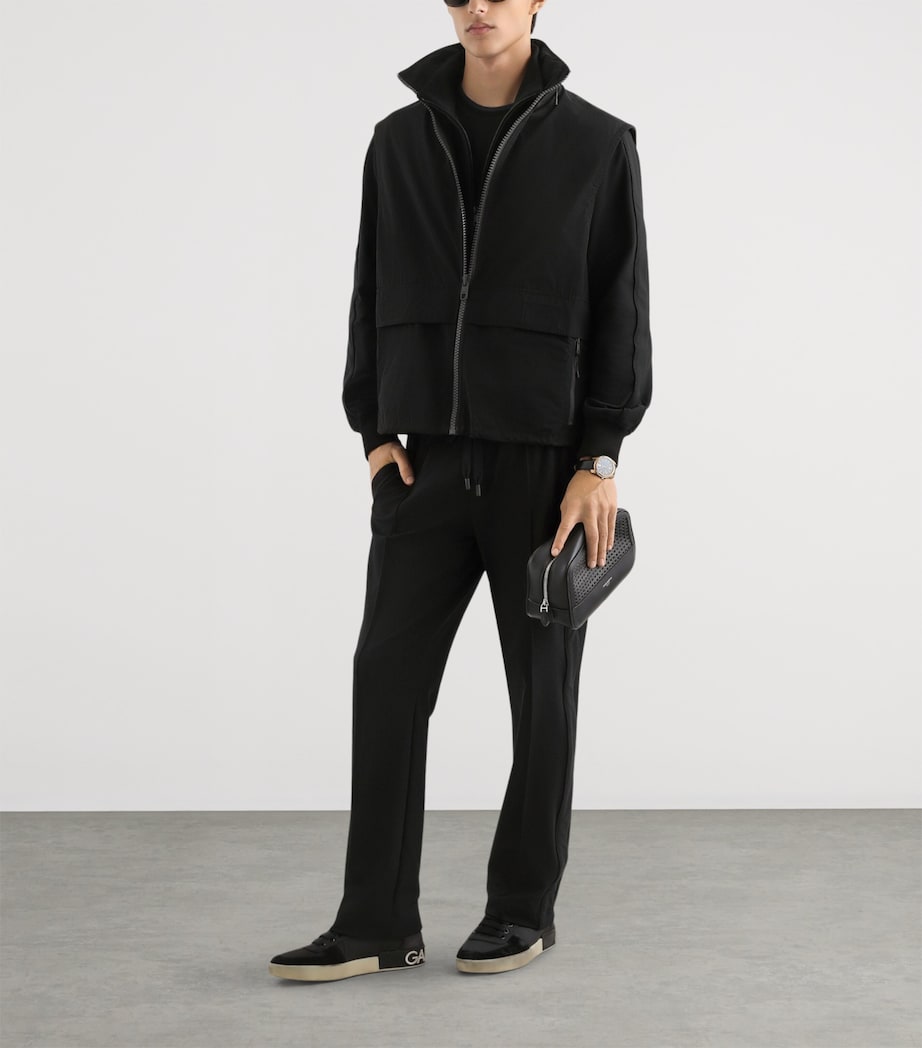 Dolce&Gabbana Mens Zipped Cardigan Blac Image 2