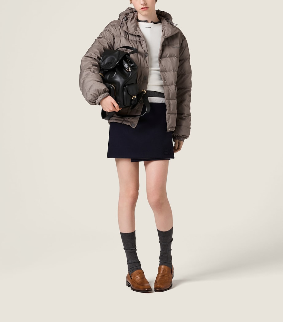 Down Technical Pongé Puffer Jacket F0276 Image 2