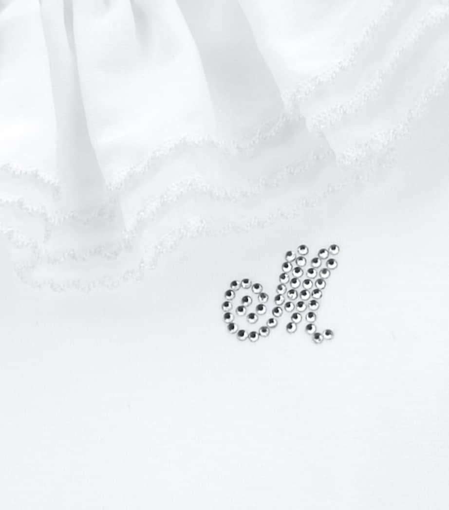 Cotton-Blend Frill Bodysuit (3-36 Months) BIANCO Image 3