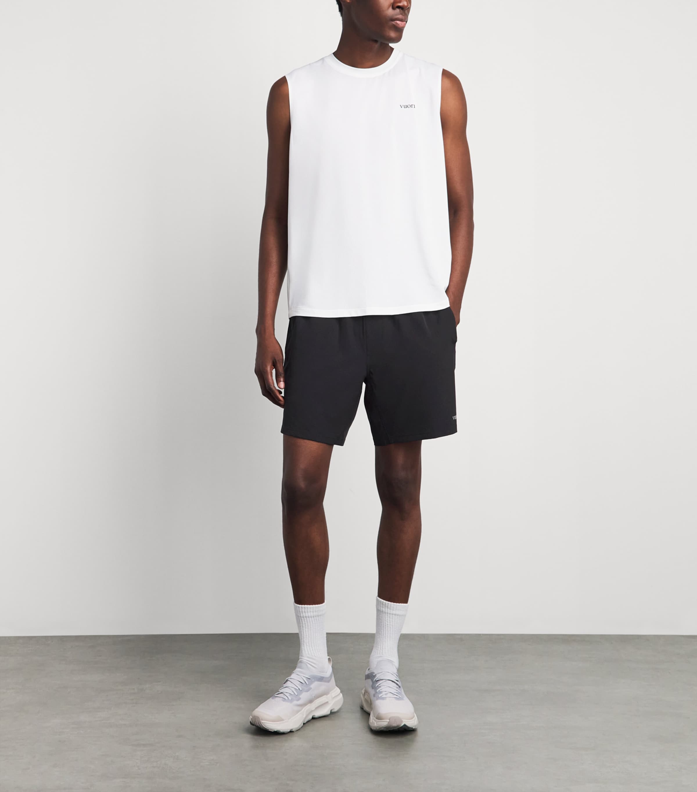 VUORI Mens Kore Breathe Lined Shorts Blk Black Image 2
