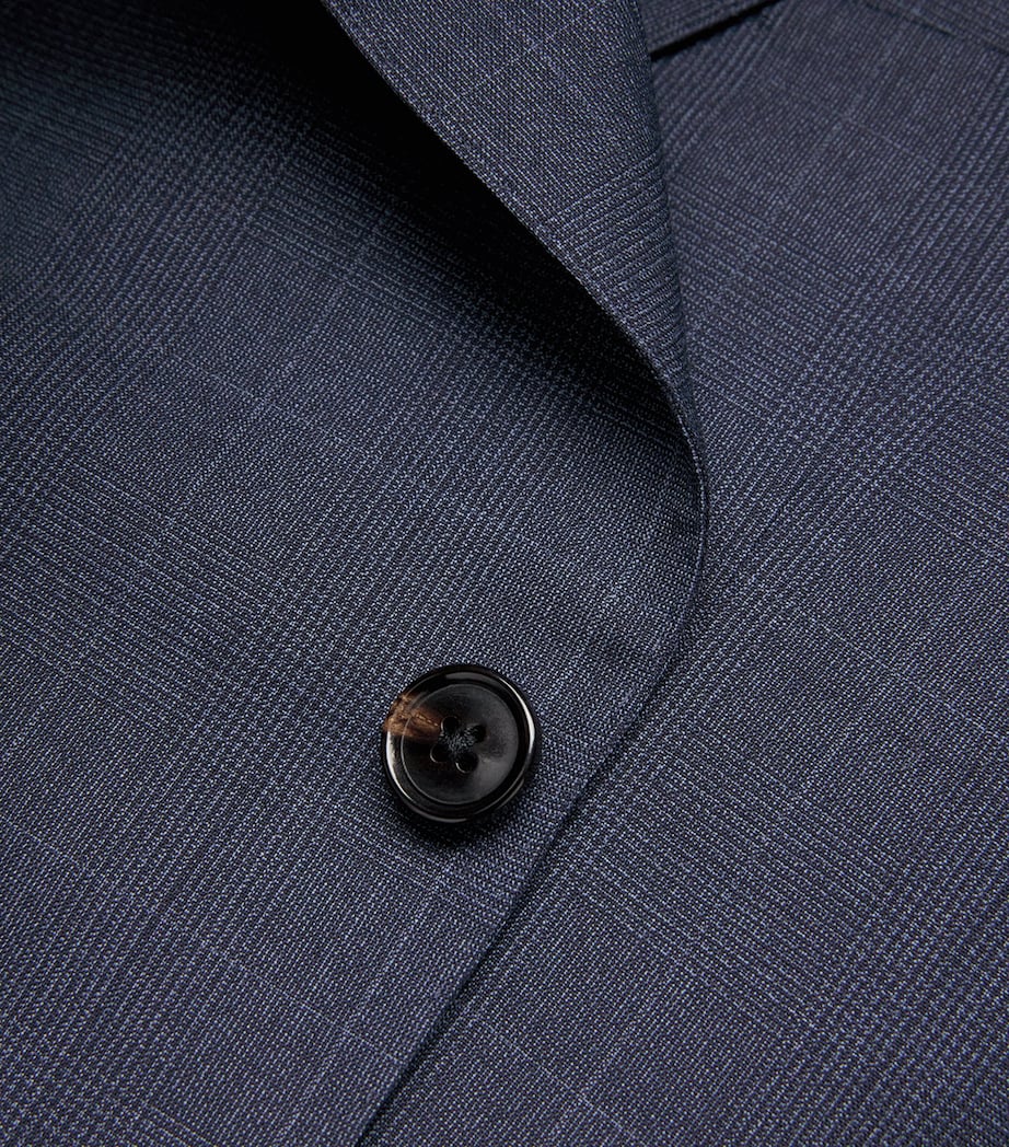 Virgin Wool 2-Piece Suit 001 NAVY BLUE Image 5