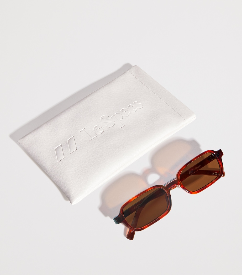 Slim Rectangle Pilferer Sunglasses TOFFEE TORT Image 4