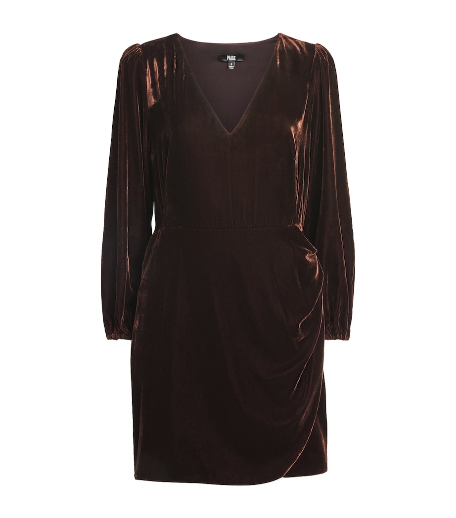 Velvet Lawry Mini Dress AUBERGINE Image 1