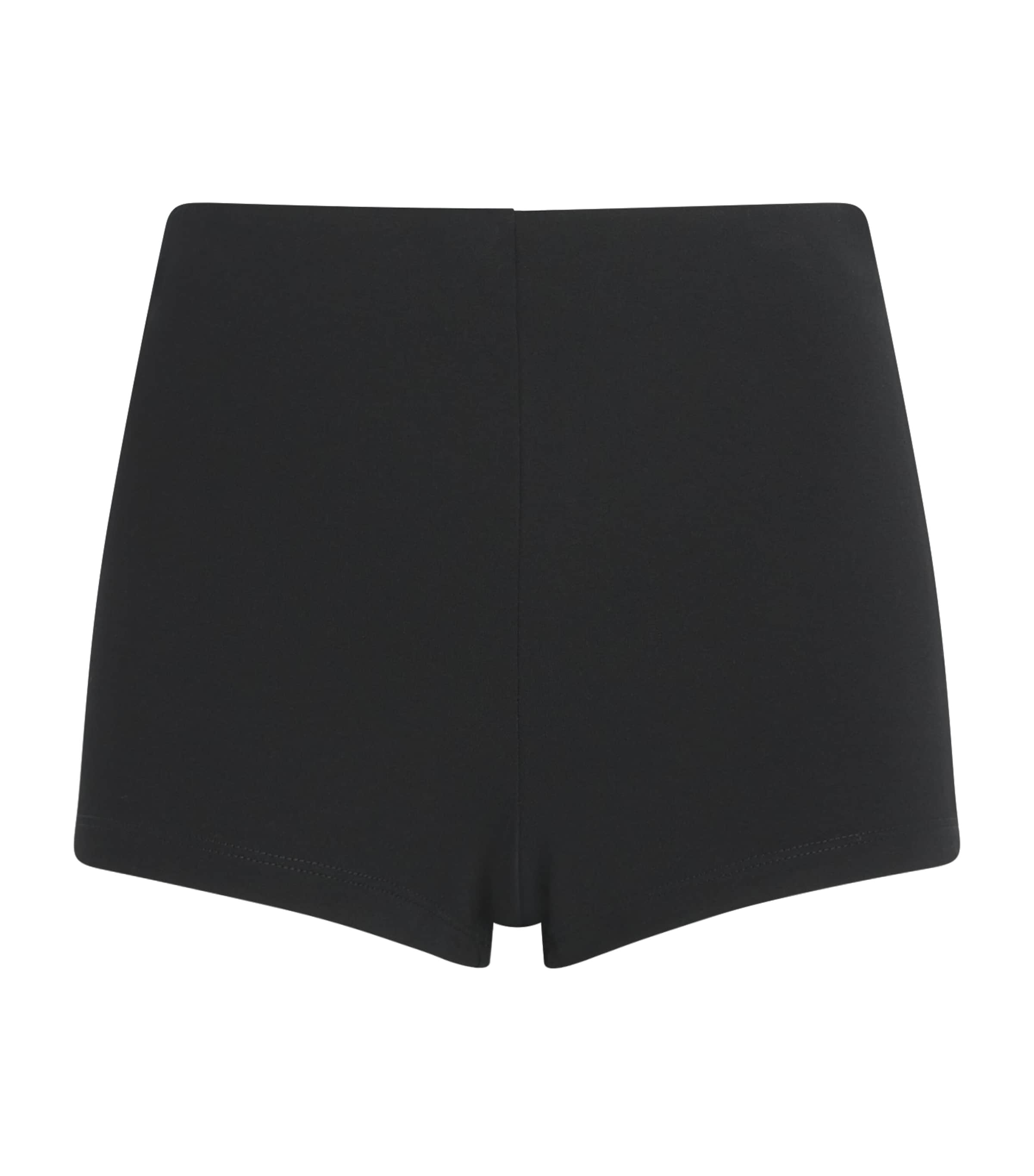 Skims High-waisted Shorts In Black