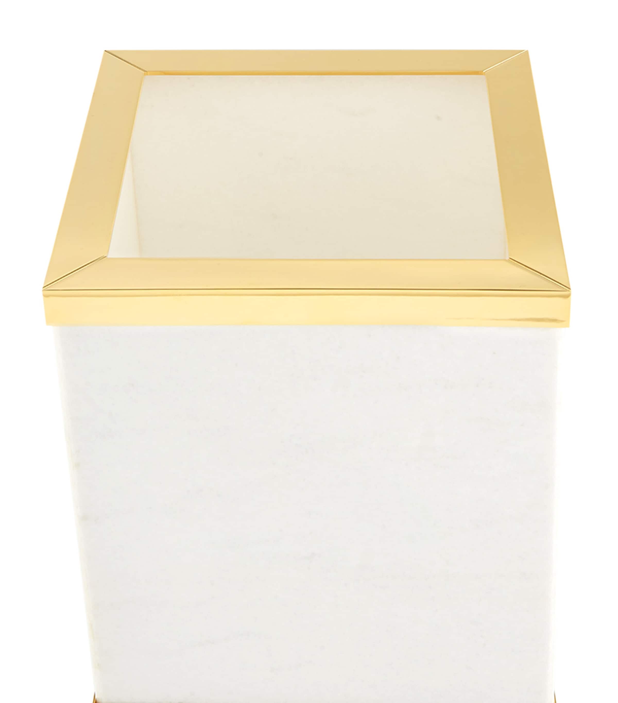 White Marble Bin WHITE Image 2
