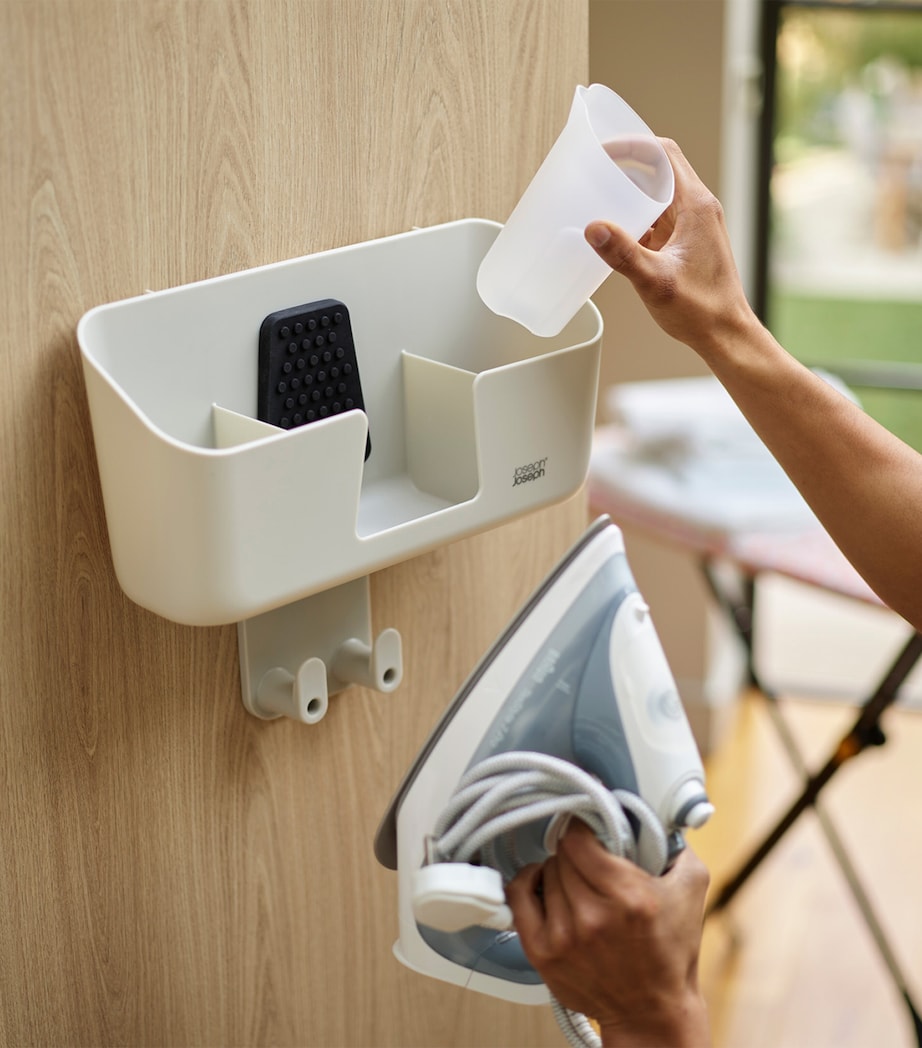 Wall-Mounted IronHub Ironing Storage Caddy ECRU Image 3